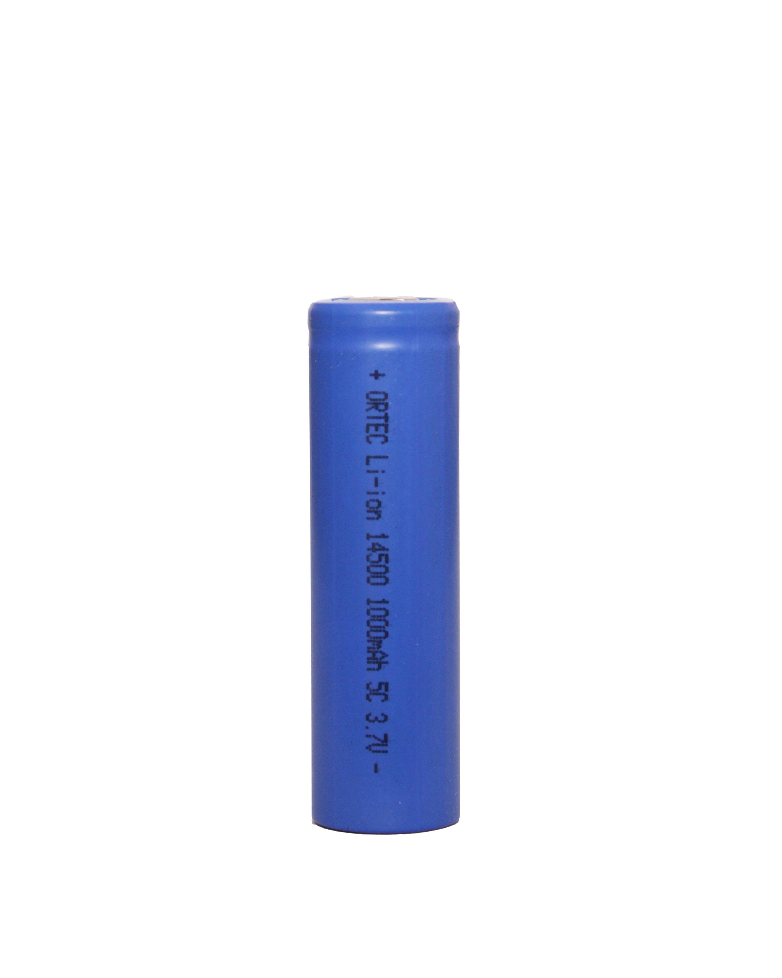 Ortec Li-Ion 14500 3.7V 1000mAh 5C Kalem Pil