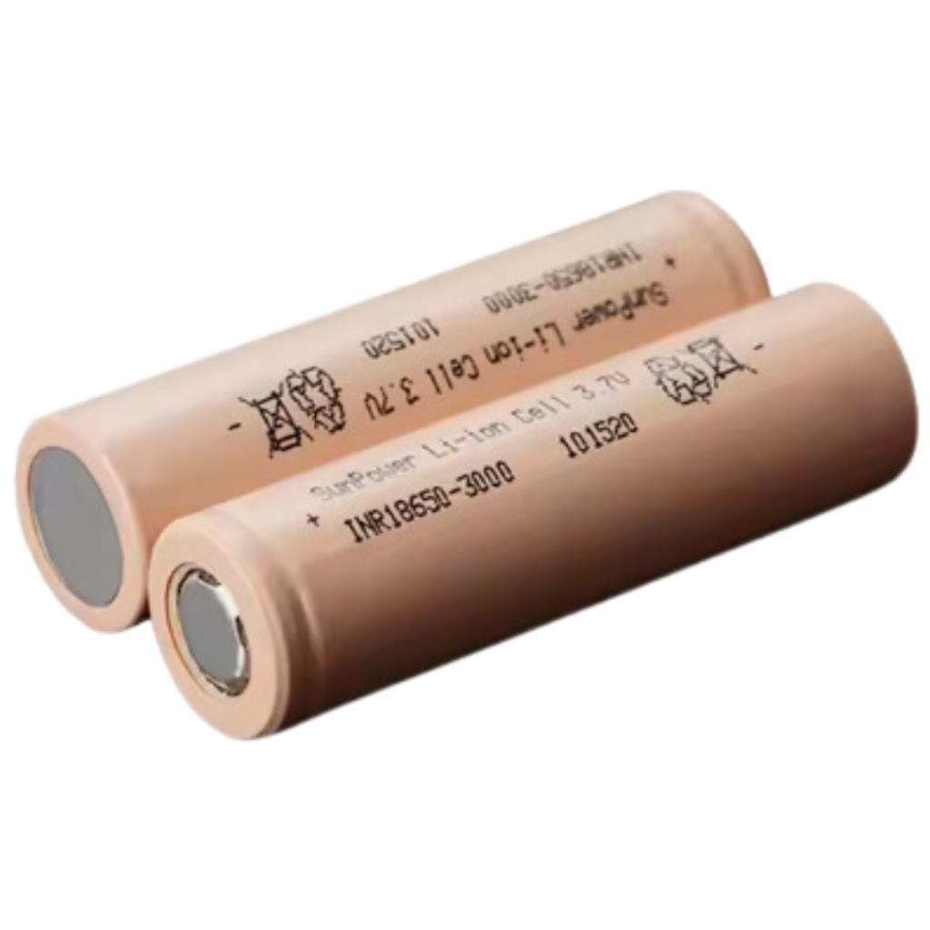 SunPower Li-İon 18650 3.7V 3000 Mah Şarjlı Pil