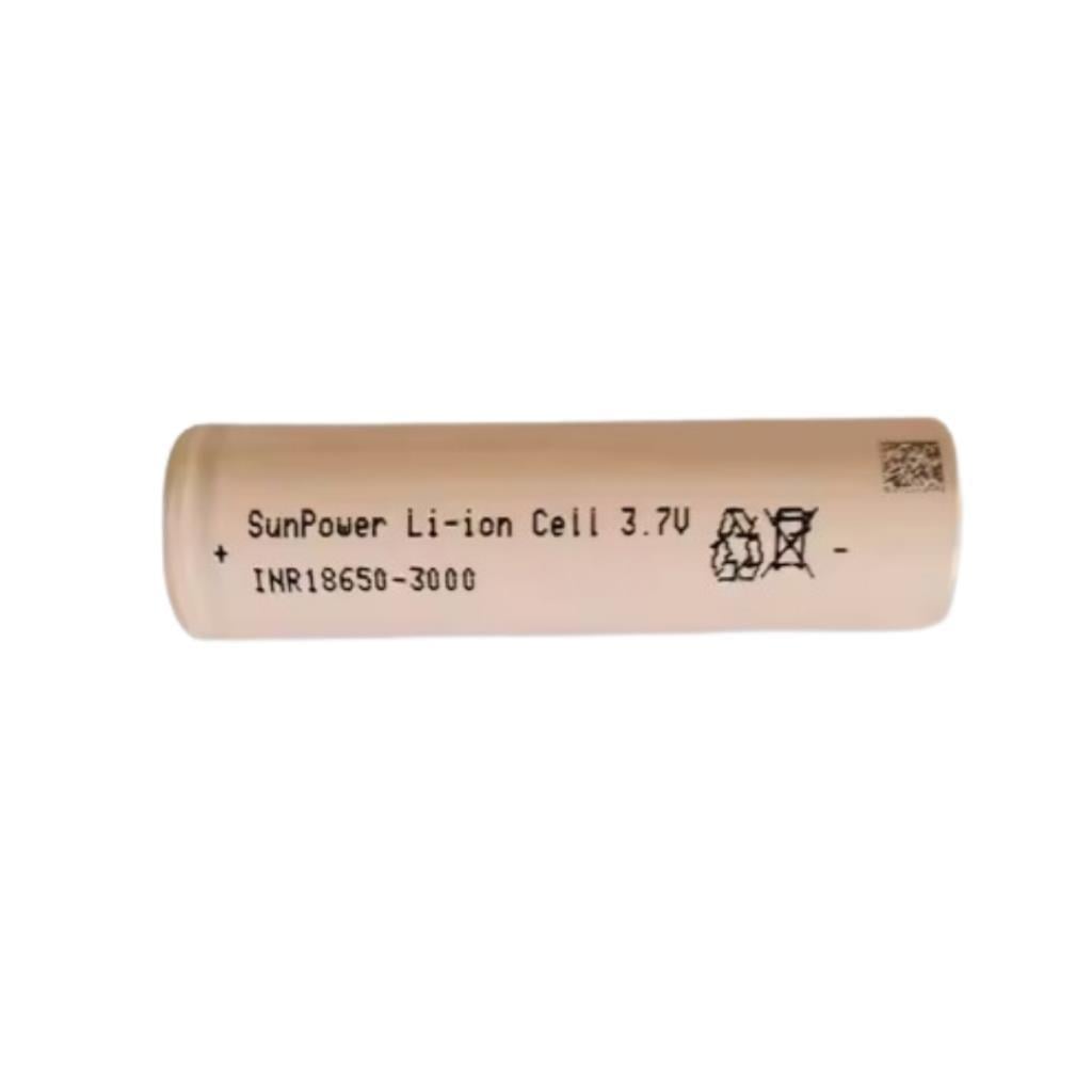 SunPower Li-İon 18650 3.7V 3000 Mah Şarjlı Pil