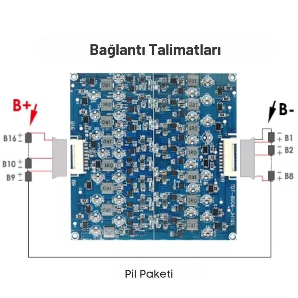 TDT 16S Aktif Balans Cihazı - Pil Enerji Aktif Dengeleme 2A