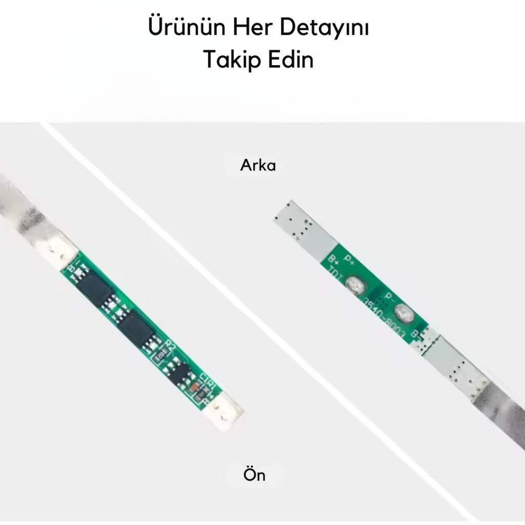TDT 3.7 Li-ion Pil Koruma Devresi BMS 1S 3A