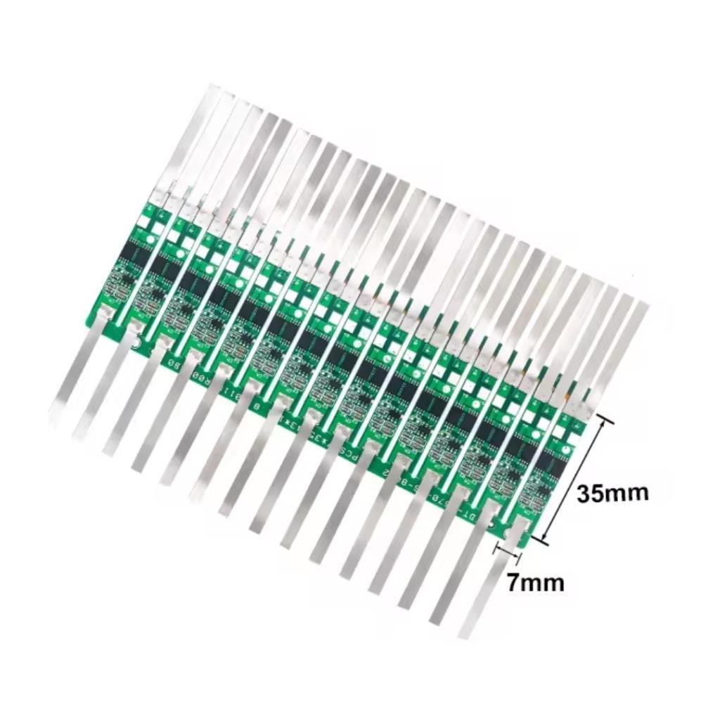 TDT 7.4V 2S 2A Li-ion Pil Koruma Devresi Nikel Şeritli BMS 