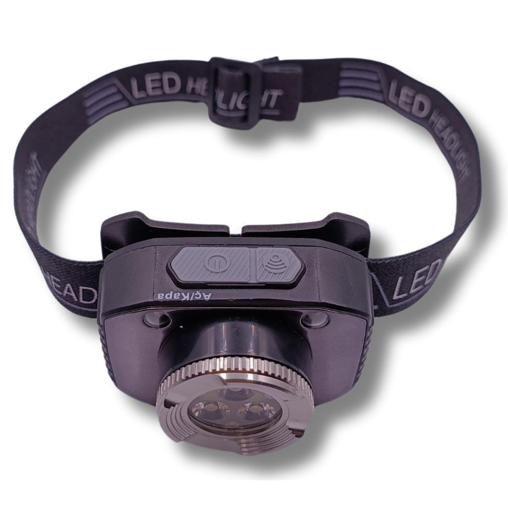 Yüksek Işıklı, Şarjlı Yağmut Geçirmez Sensörlü Ledli Kafa Lambası