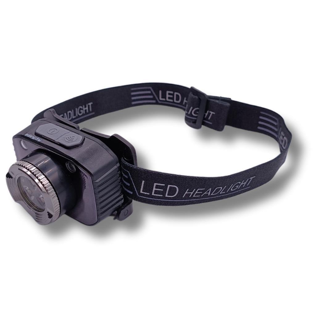 Yüksek Işıklı, Şarjlı Yağmut Geçirmez Sensörlü Ledli Kafa Lambası