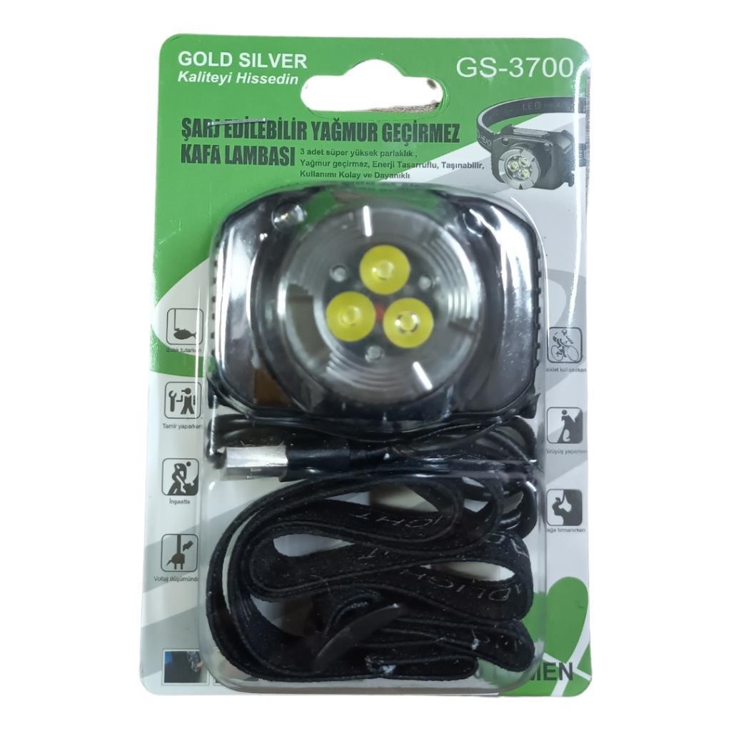 Yüksek Işıklı, Şarjlı Yağmut Geçirmez Sensörlü Ledli Kafa Lambası