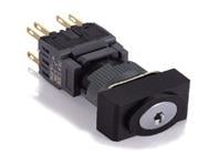 16mm Anahtarlı Yuvarlak Kalıcı Mandal Buton 1-0-2