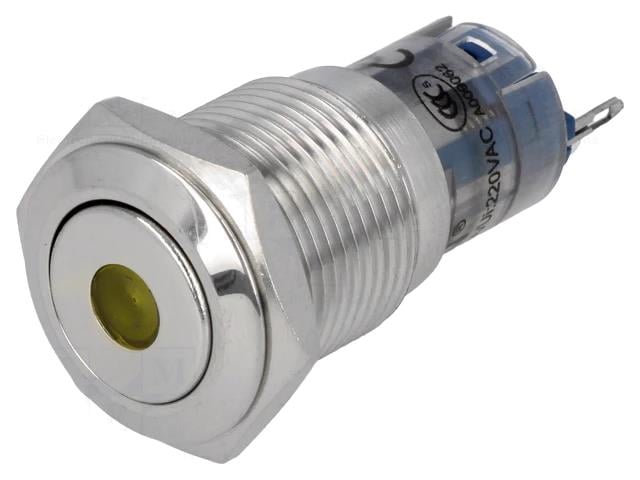 16mm Metal NOKTA LED'li Kalıcı Buton IP67 Yüksek LAS2-GQF-11ZD