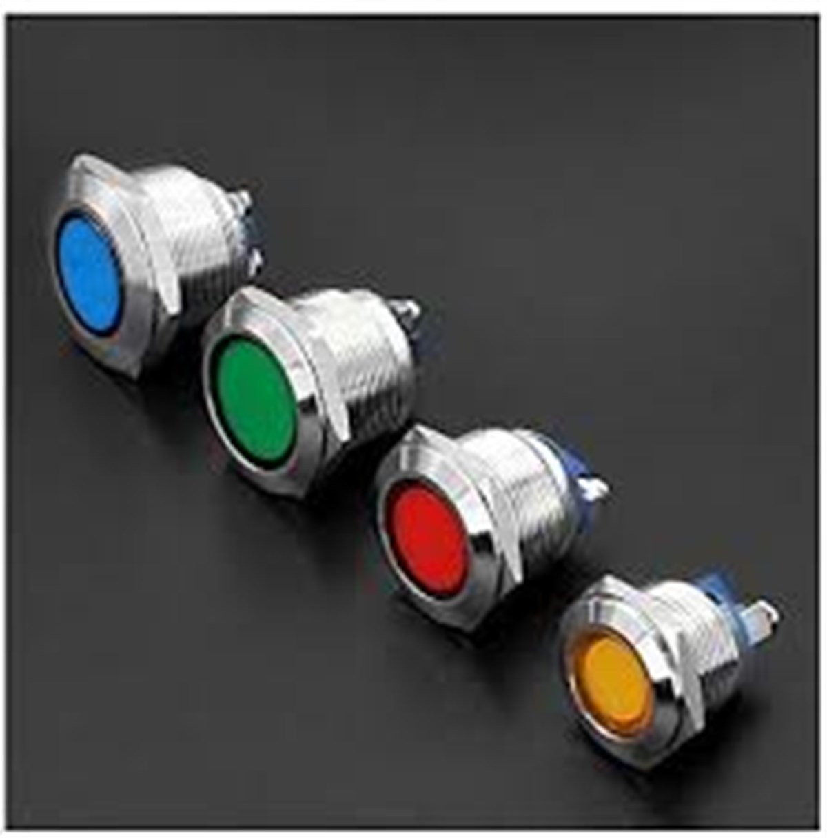 19MM LED METAL SİNYAL LAMBASI IP67 6-24V DC