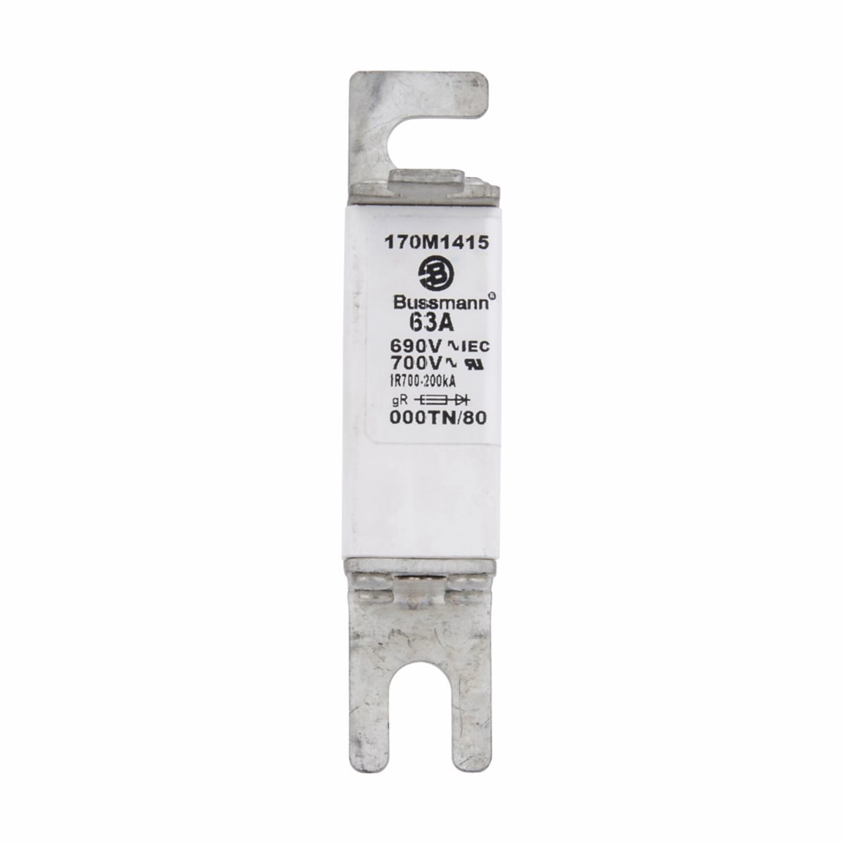 Bussmann 170M1415 63A Tabana Montaj Hızlı Sigorta