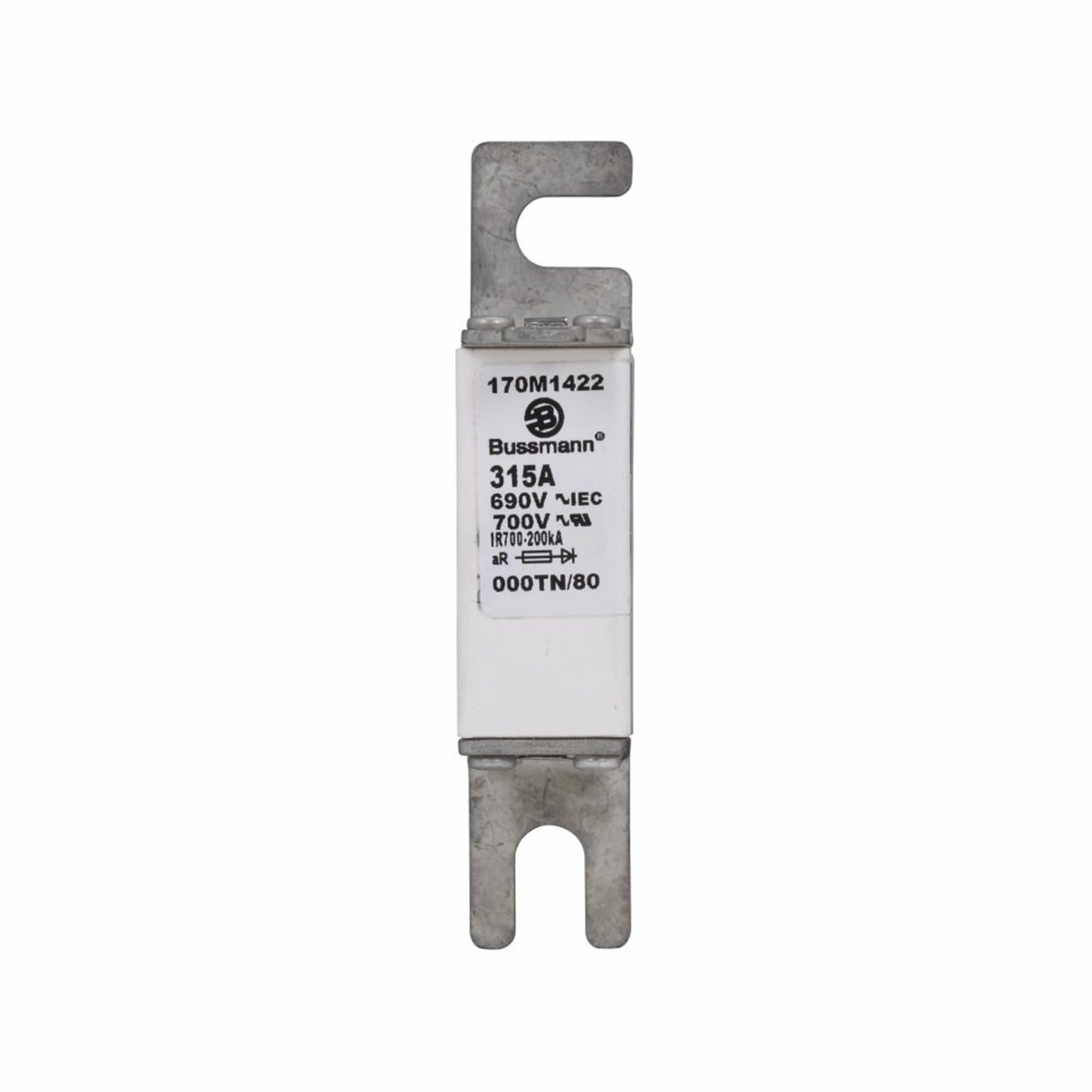 Bussmann 170M1422 315A Tabana Montaj Hızlı Sigorta