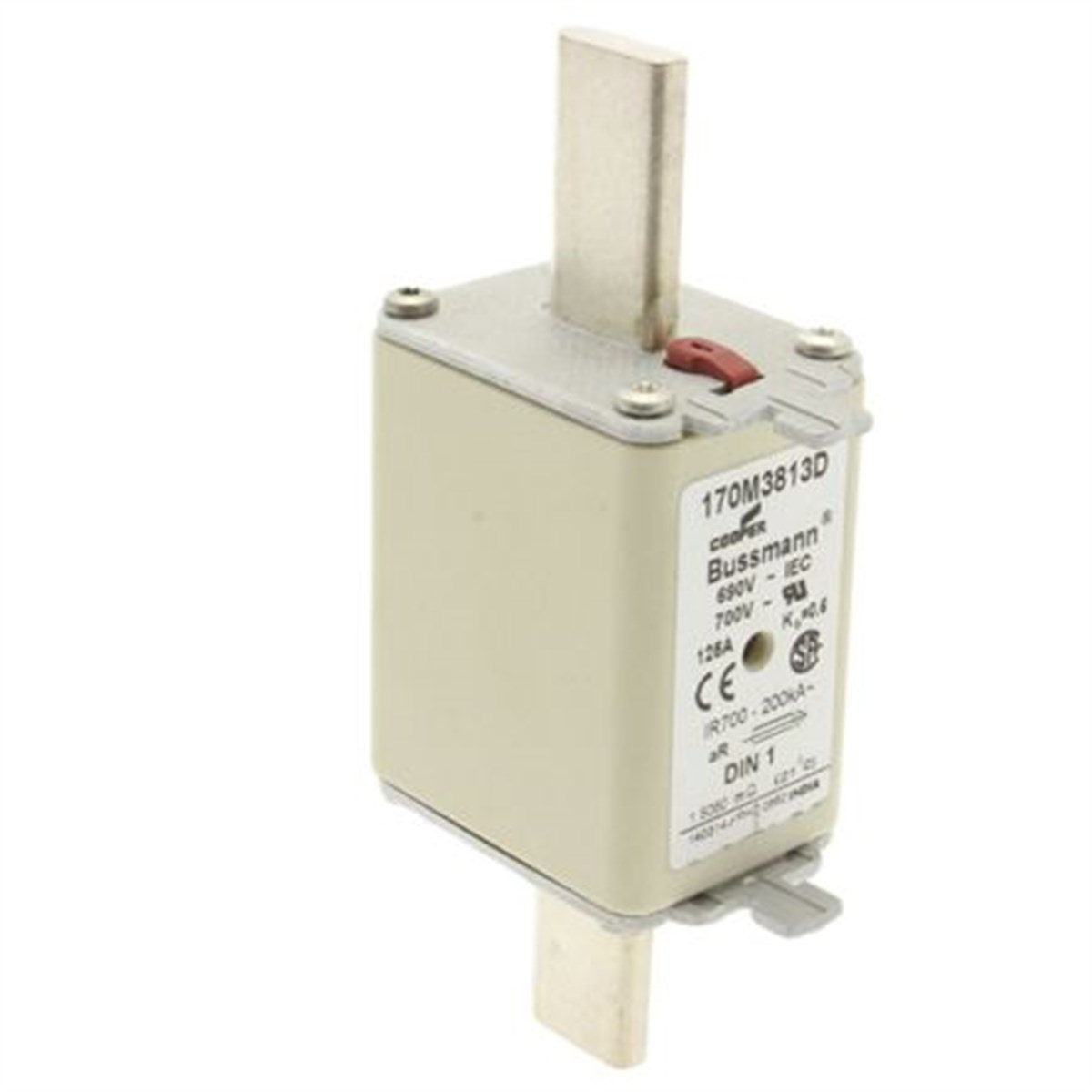 Bussmann 170M3813D 125A NH1 Hızlı Bıçaklı Sigorta