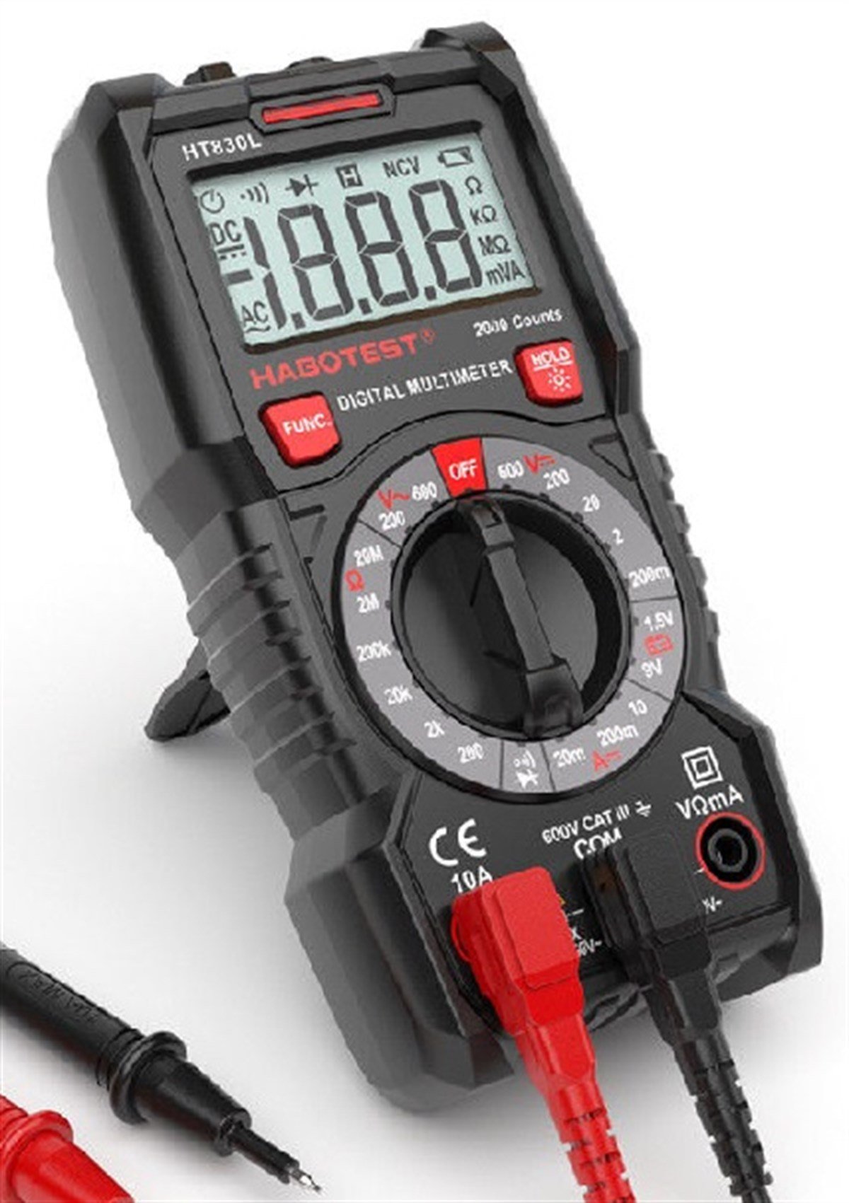HABOTEST HT113 600V DİJİTAL MULTİMETRE ÖLÇÜ ALETİ ÖLÇÜM CİHAZI