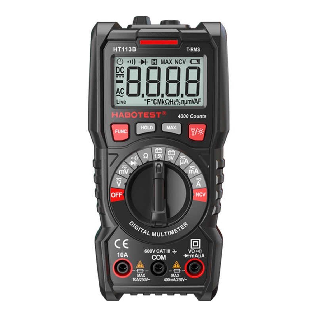 HABOTEST HT113B TRUE RMS DİJİTAL MULTİMETRE ÖLÇÜ ALETİ ÖLÇÜM CİHAZI