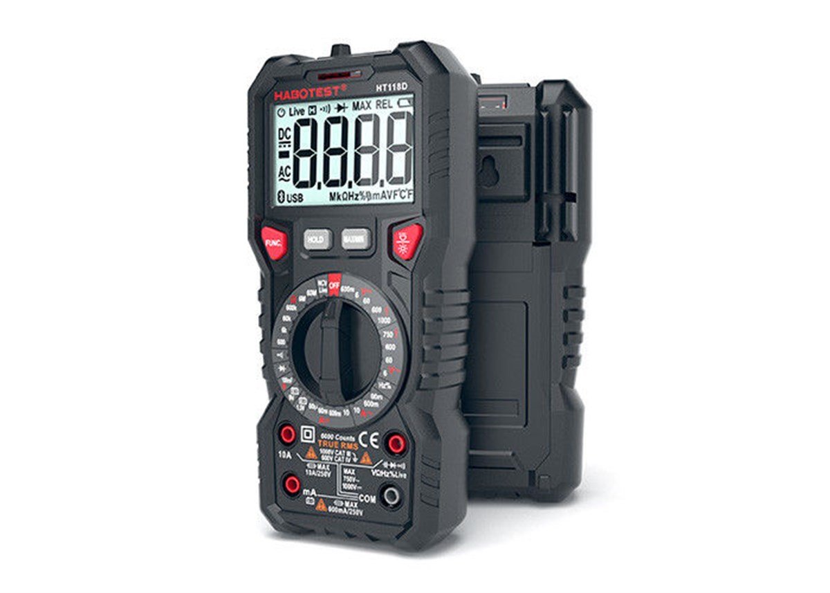HABOTEST HT118D TRUE RMS DİJİTAL MULTİMETRE ÖLÇÜ ALETİ ÖLÇÜM CİHAZI