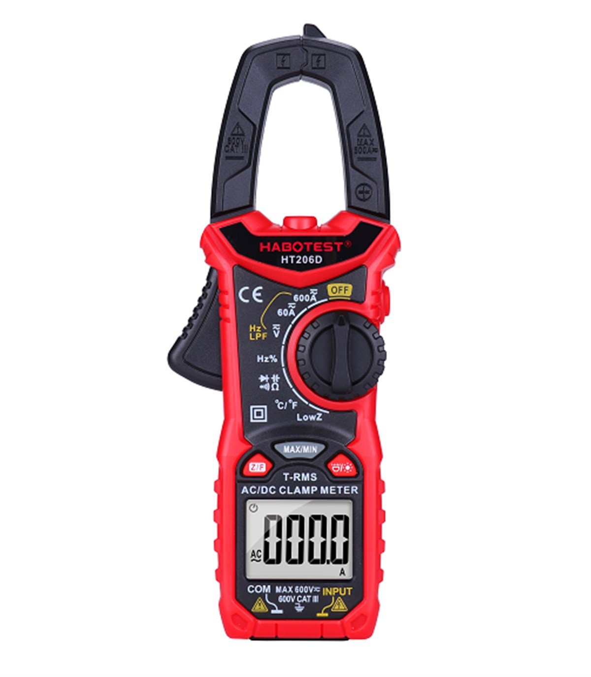 HABOTEST HT206D TRUE RMS DİJİTAL PENSAMPERMETRE ÖLÇÜ ALETİ ÖLÇÜM CİHAZI