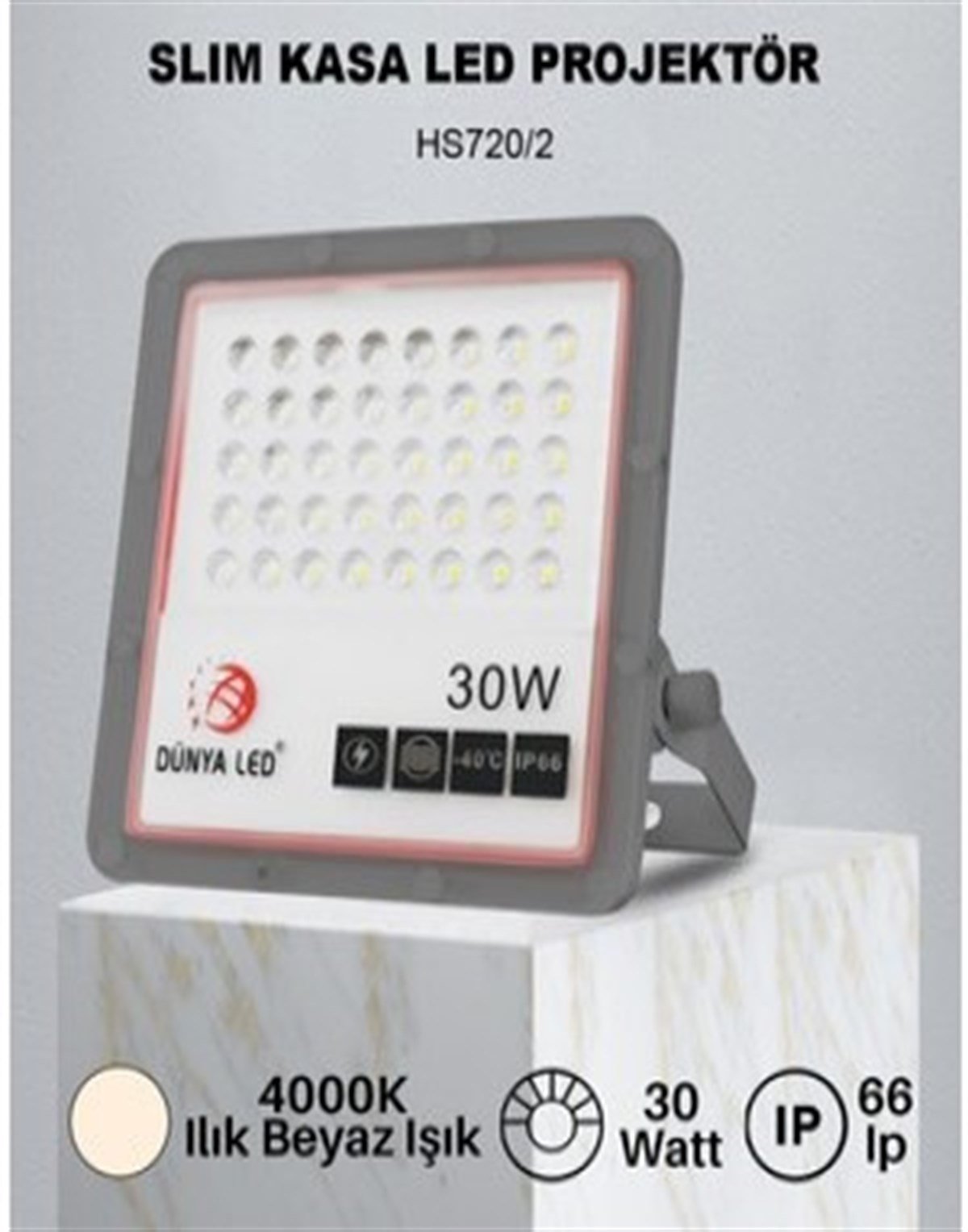 HESLIGHT HS720-728 LED PROJEKTÖR