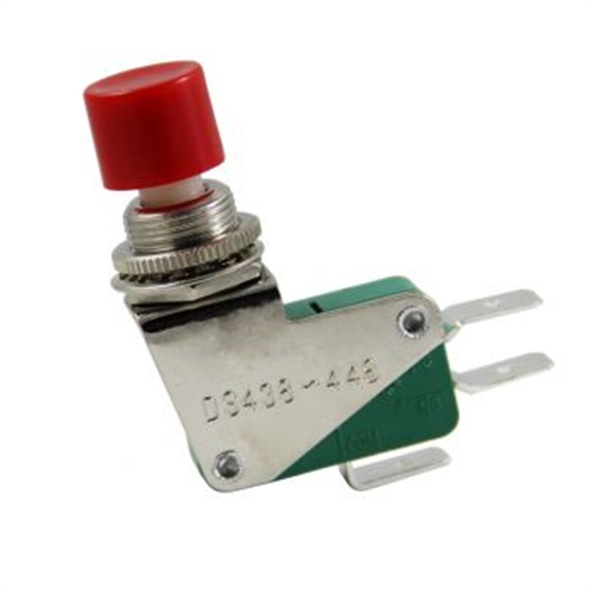 IC-176E Micro Switch DS-438 Kırmızı Butonlu Ø12mm IC176E IC 176E