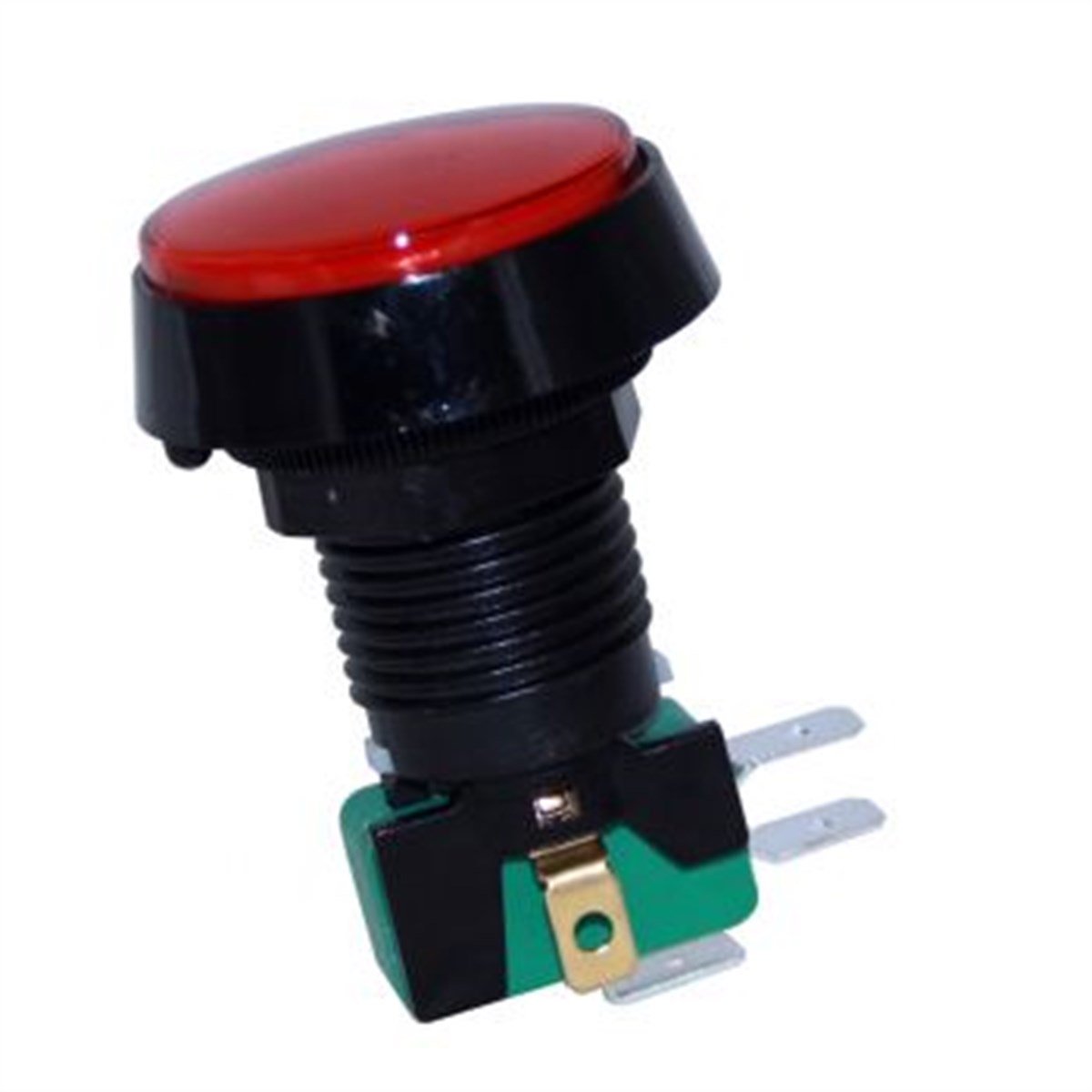 IC-180J Atari Butonu 24mm 12V LEDli Kafa 44mm IC180J IC 180J