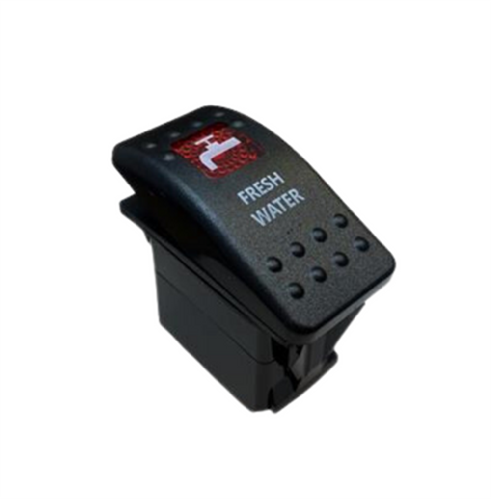 MARİN SWİTCH 3P ON-OFF 12-24V KIRMIZI HİDRAFOR