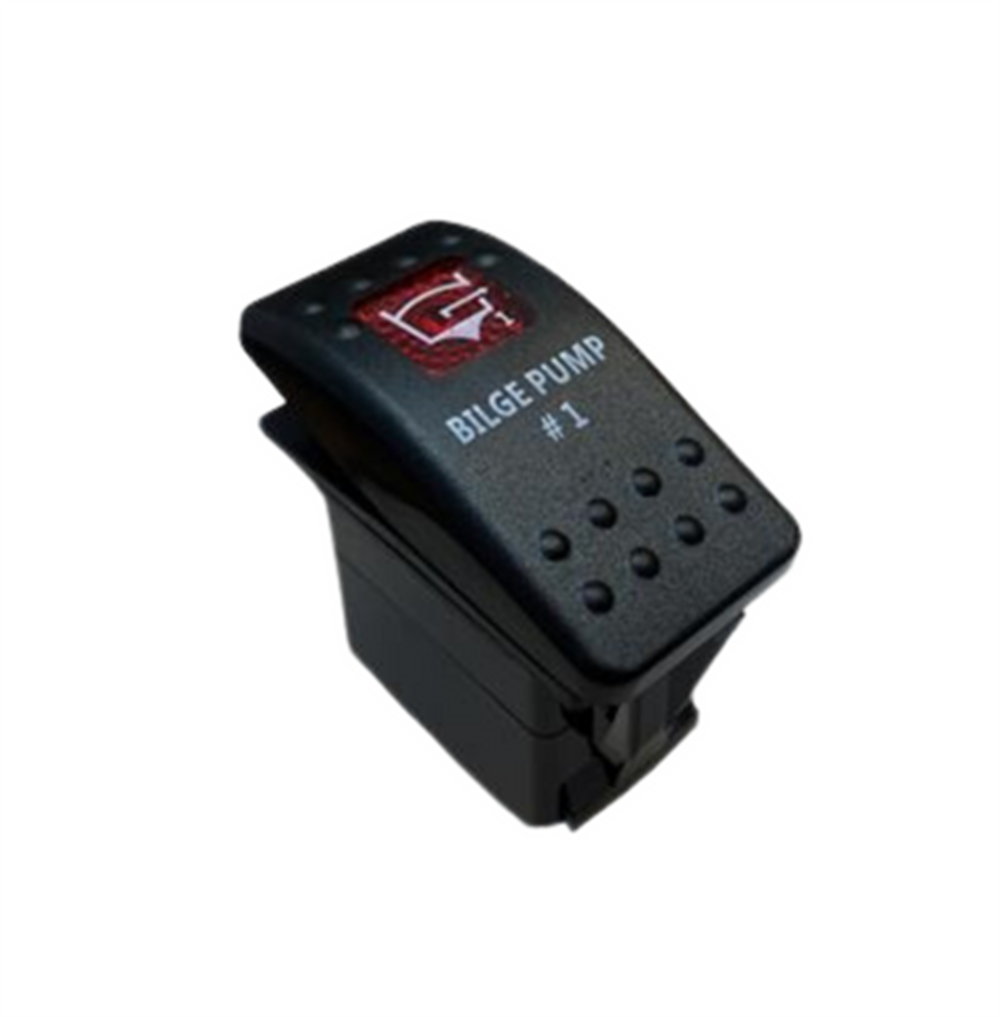 MARİN SWİTCH 3P ON-OFF 12-24V KIRMIZI SİNTİNE POMPA