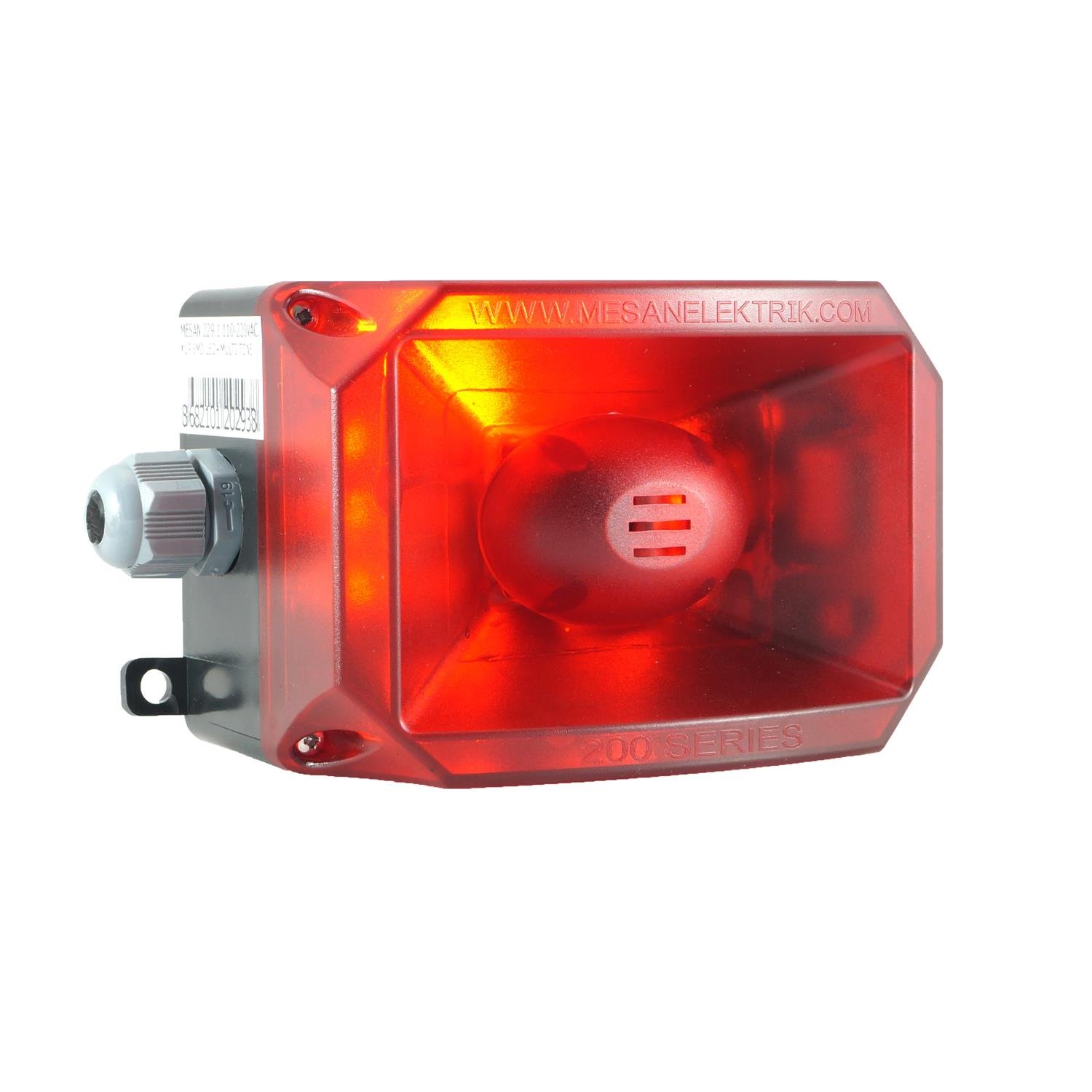 MESANMS 229.1.12-24VAC/DCKÜP LED MULTİFONKSİYON 43 SES SİREN