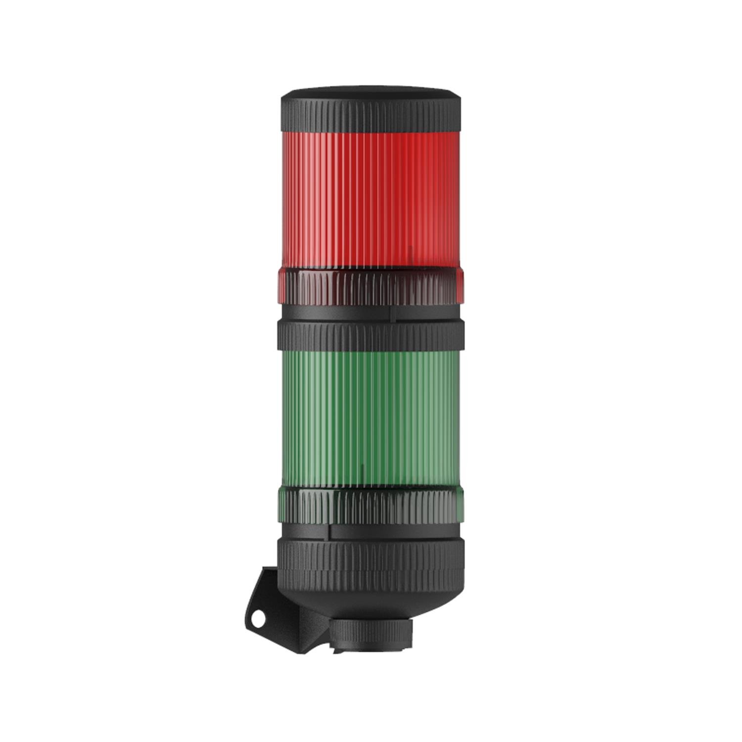 MESANMS 4035.1.2.12-24VAC/DCØ70 2 KAT IŞIKLI KOLON MULTİ LED BUZZER DUVAR MONTAJ