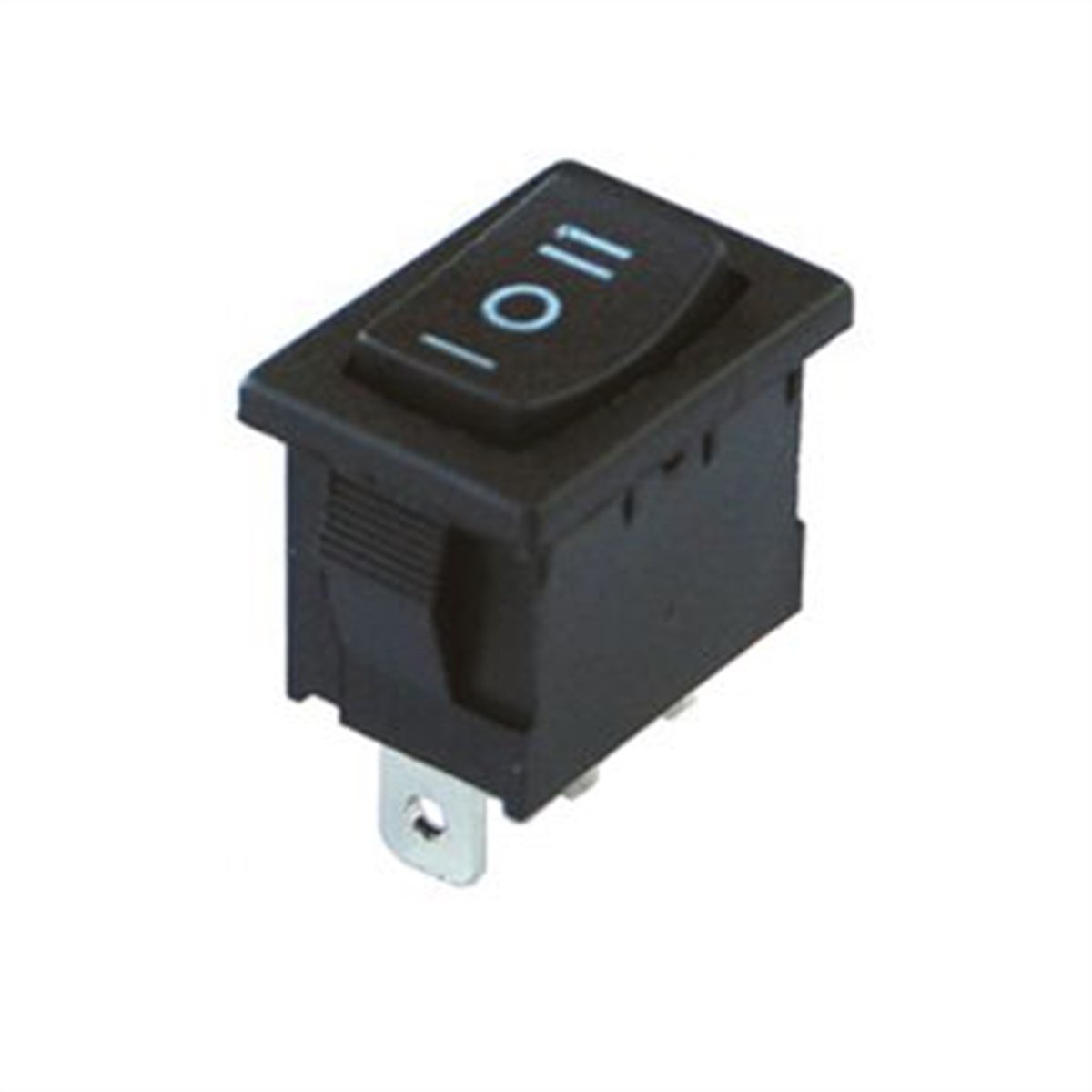 Mini Işıksız Yaylı Anahtar ON-OFF-ON 3P IC-123A