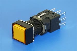 MOUJEN KARE 16MM KALICI BUTON 24V AC/DC 9PİN 2CO