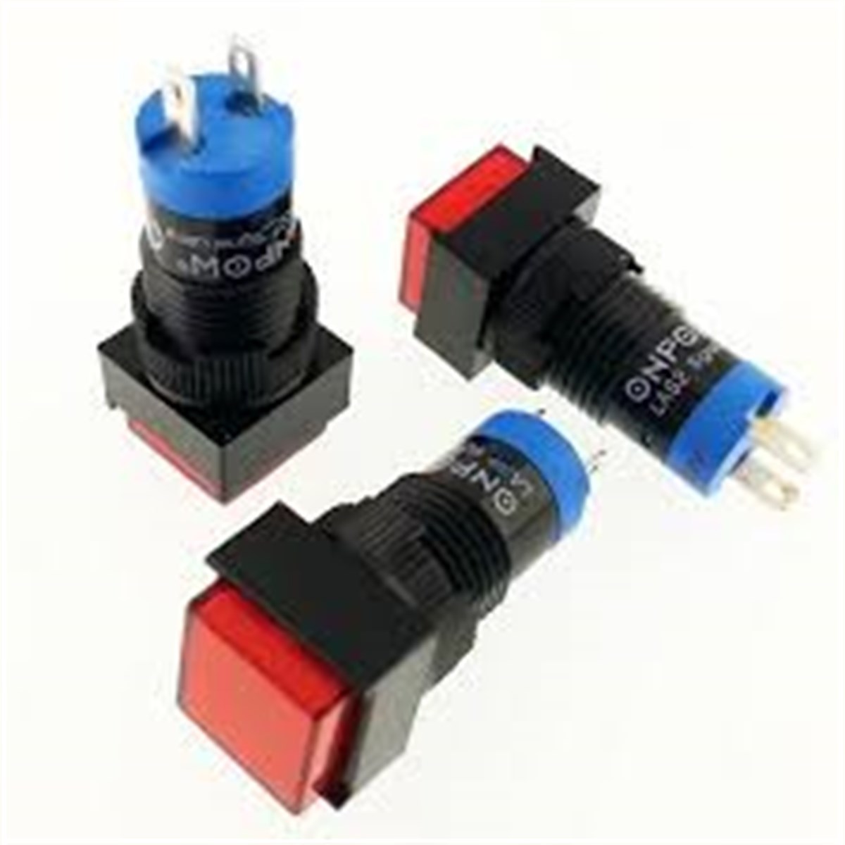 Onpow LAS2-AYD-D 12 mm Kare Sinyal Lambaları  10V-24V