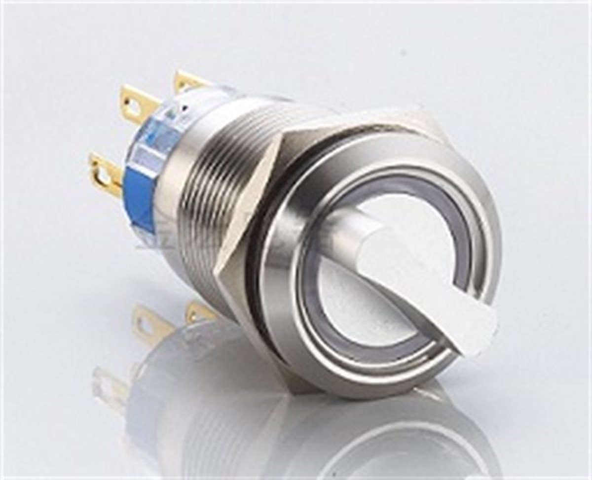 TRON J19-412 Ledli Metal Mandal Buton 6-24V IP67 DC 0-1