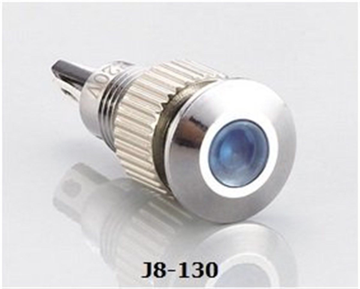 TRON J8-130 8mm Led IP67 6-24V Metal Sinyal Lambası