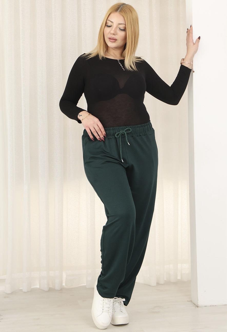 Pantolon Büyük Beden Cepli Basıc Eşofman Altı