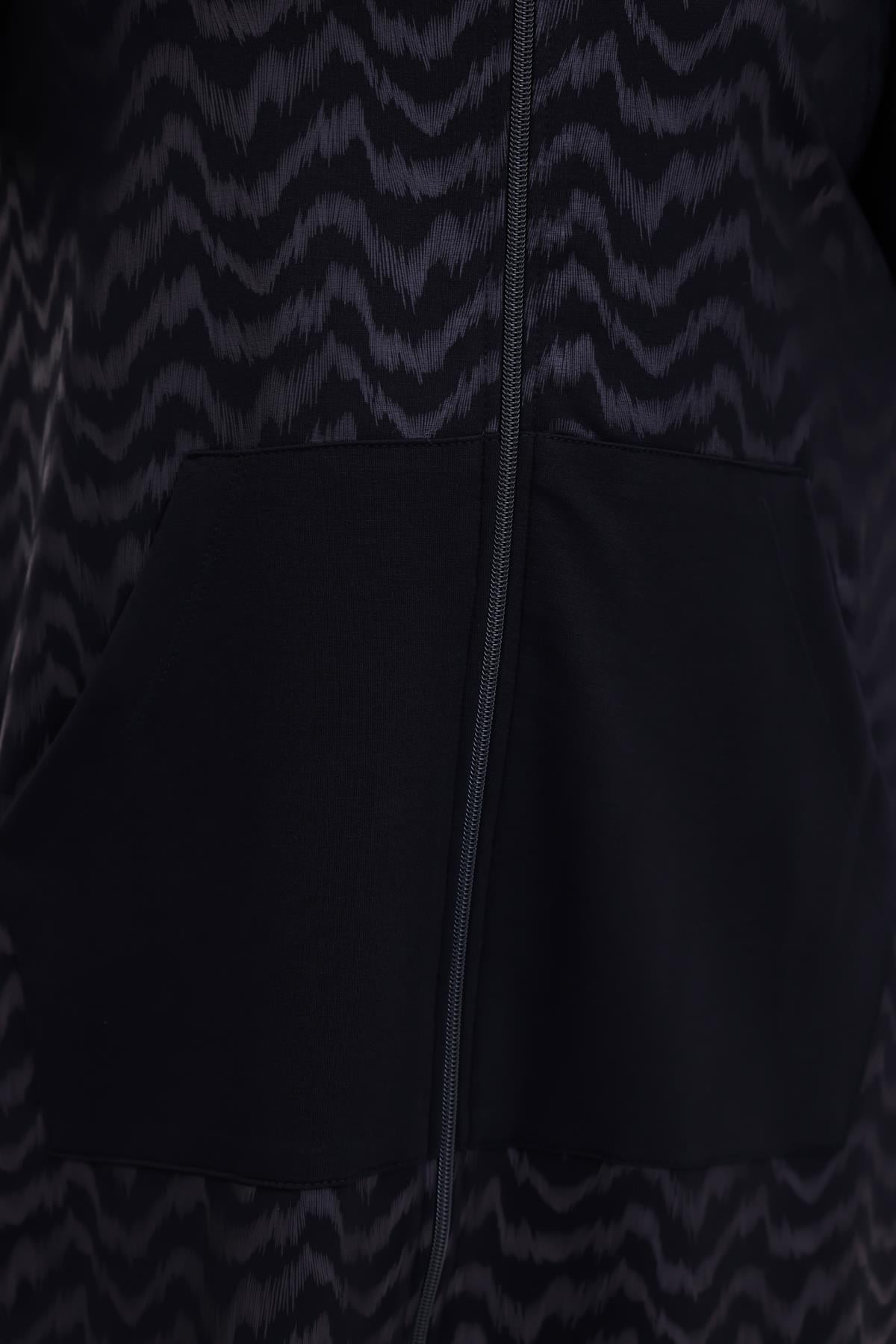 Hırka Büyük Beden Fermuarlı Tunik Hırka