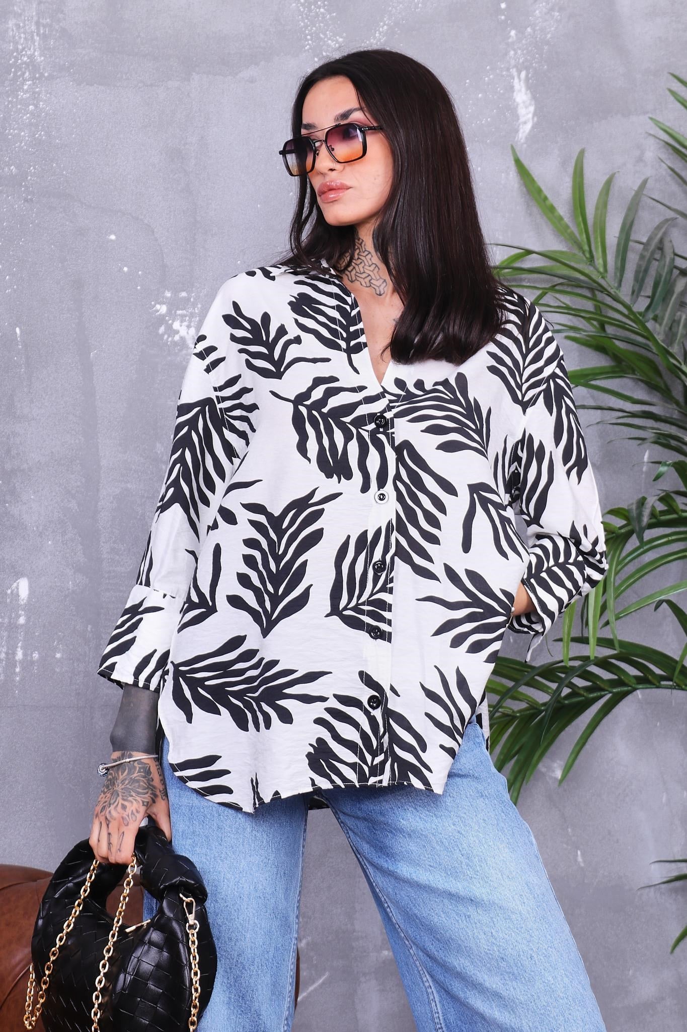 Gömlek Lüks Kalite Oversize Gömlek