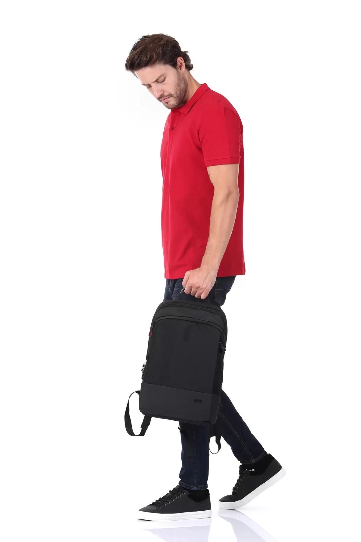 ÇÇS 51349 Su Geçirmez Polyester Kumaş Okul Sırt Çantası