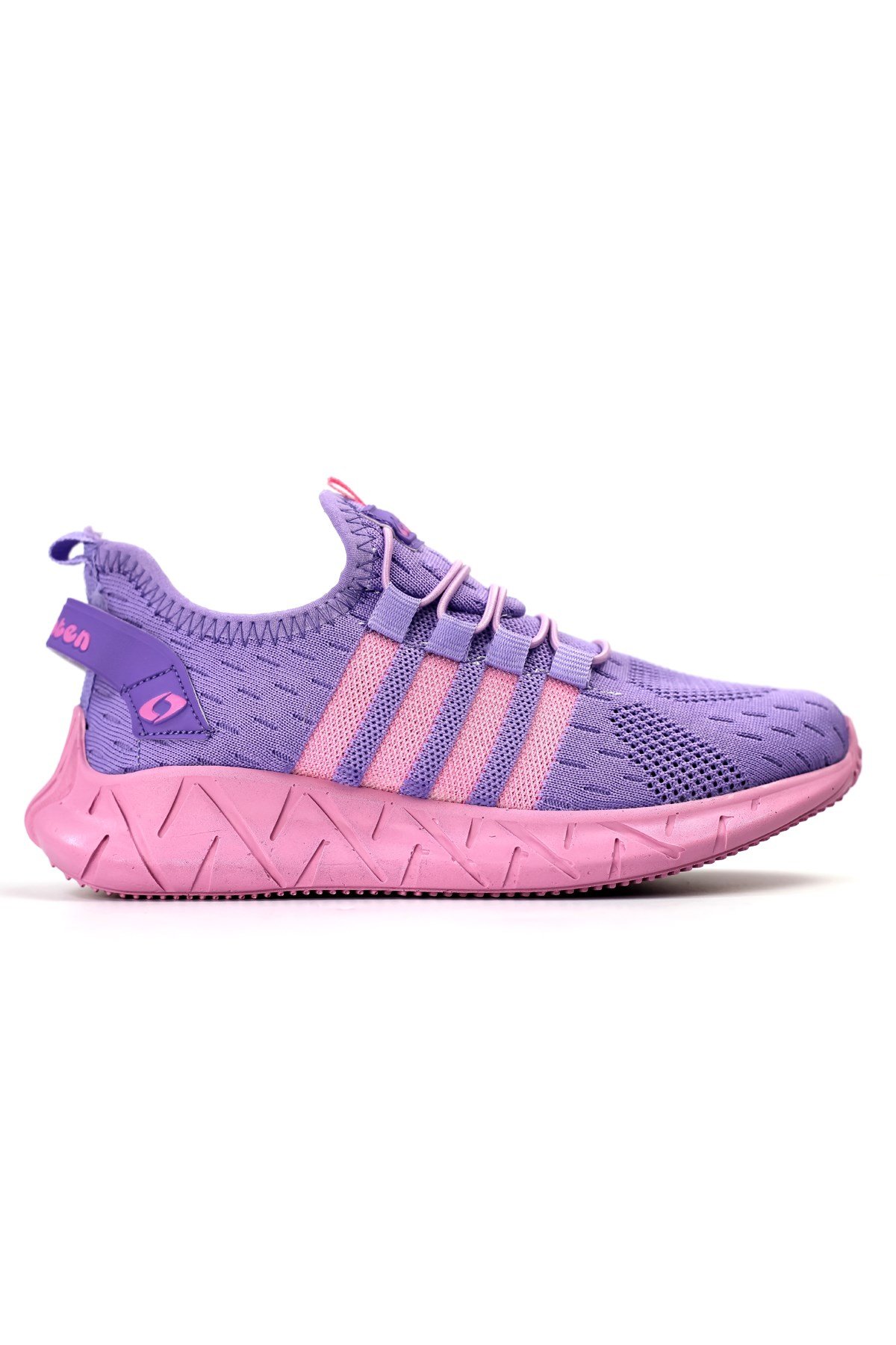 Lafonten Çocuk Lastik Bağcıklı Sneakers Spor Ayakkabı G42F379708-Lila