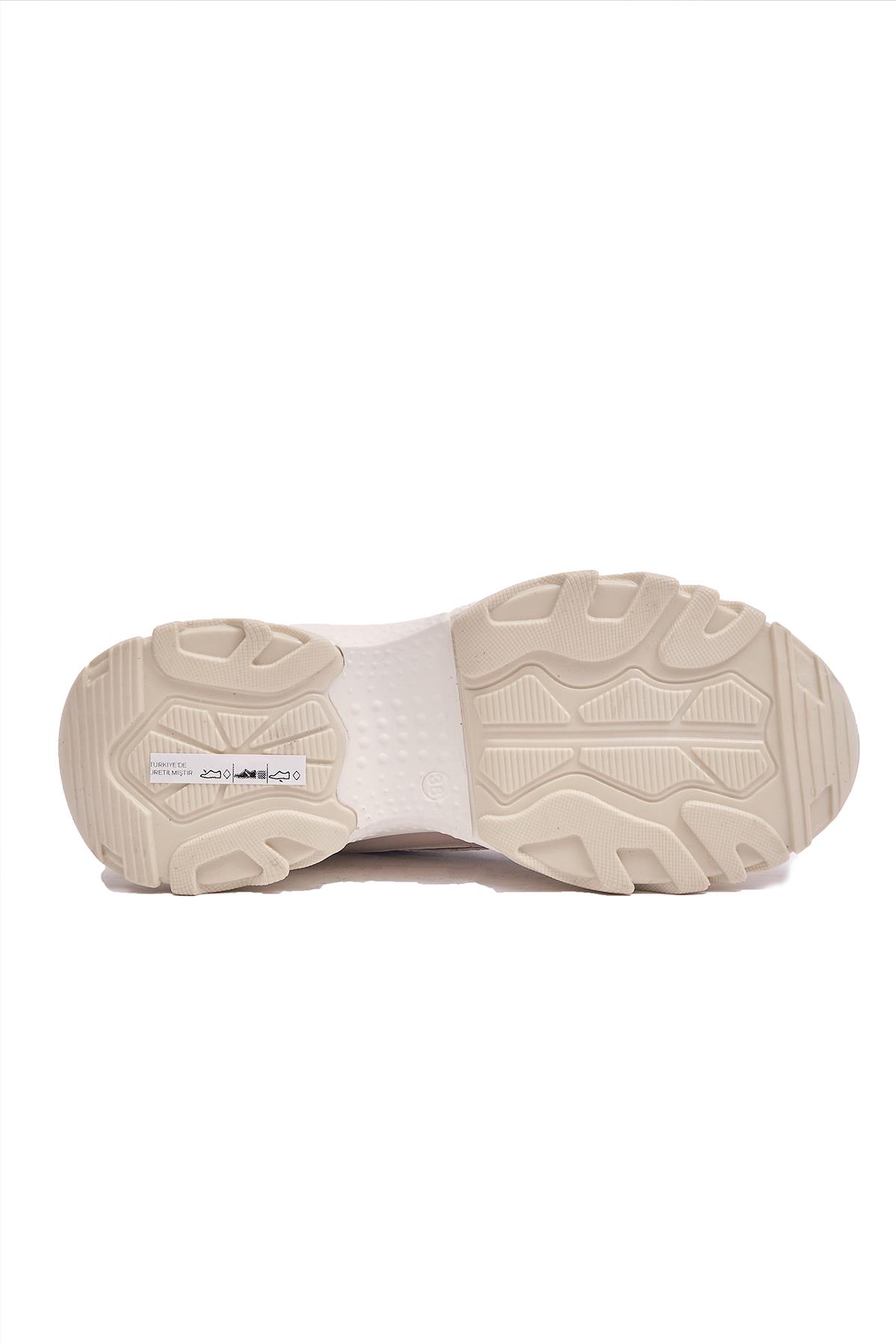 Punto 471214 Kalın Taban Sneaker Spor Ayakkabı Kadın