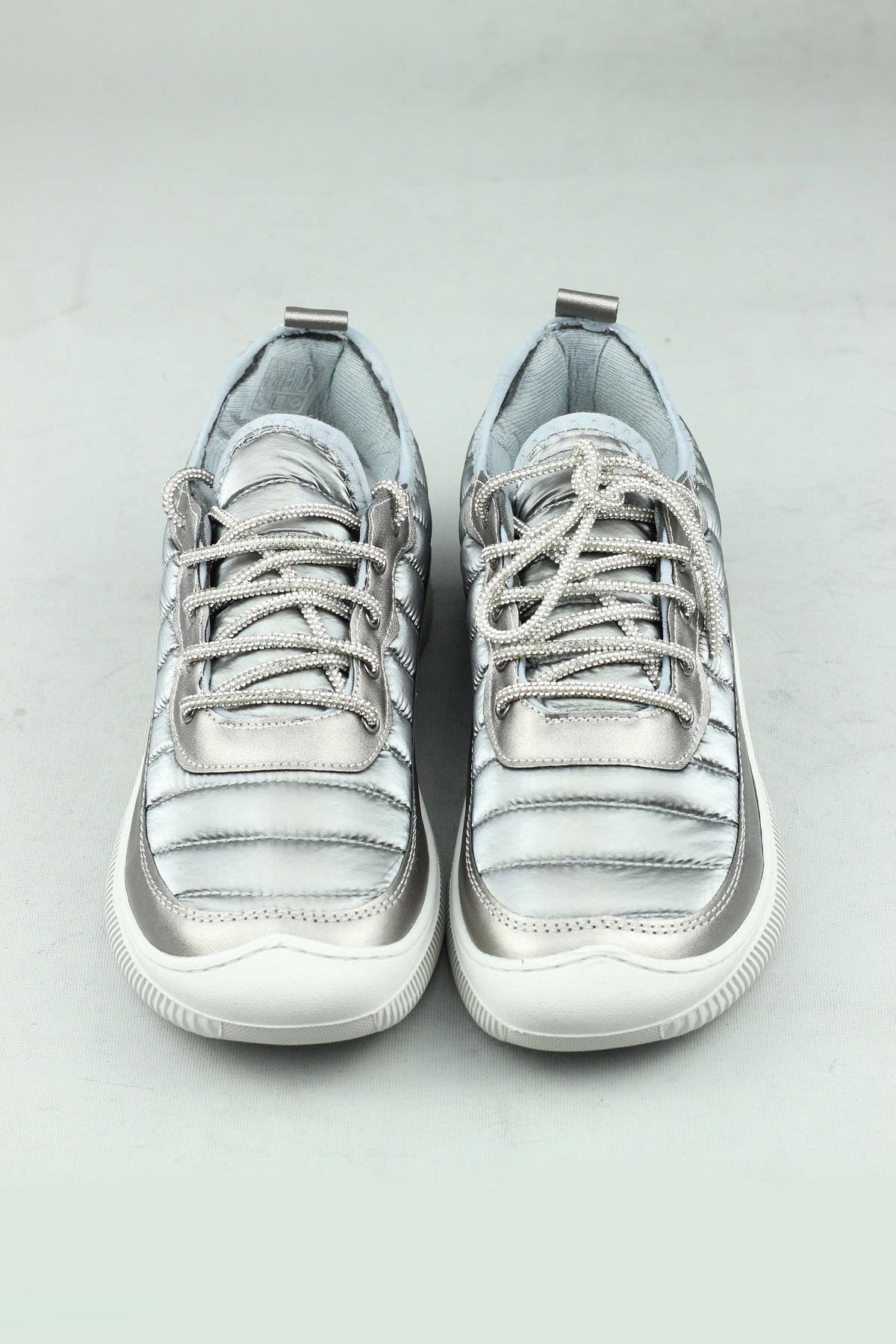 Punto 471245 Paraşüt Kumaş Bağcıklı Sneaker Kadın