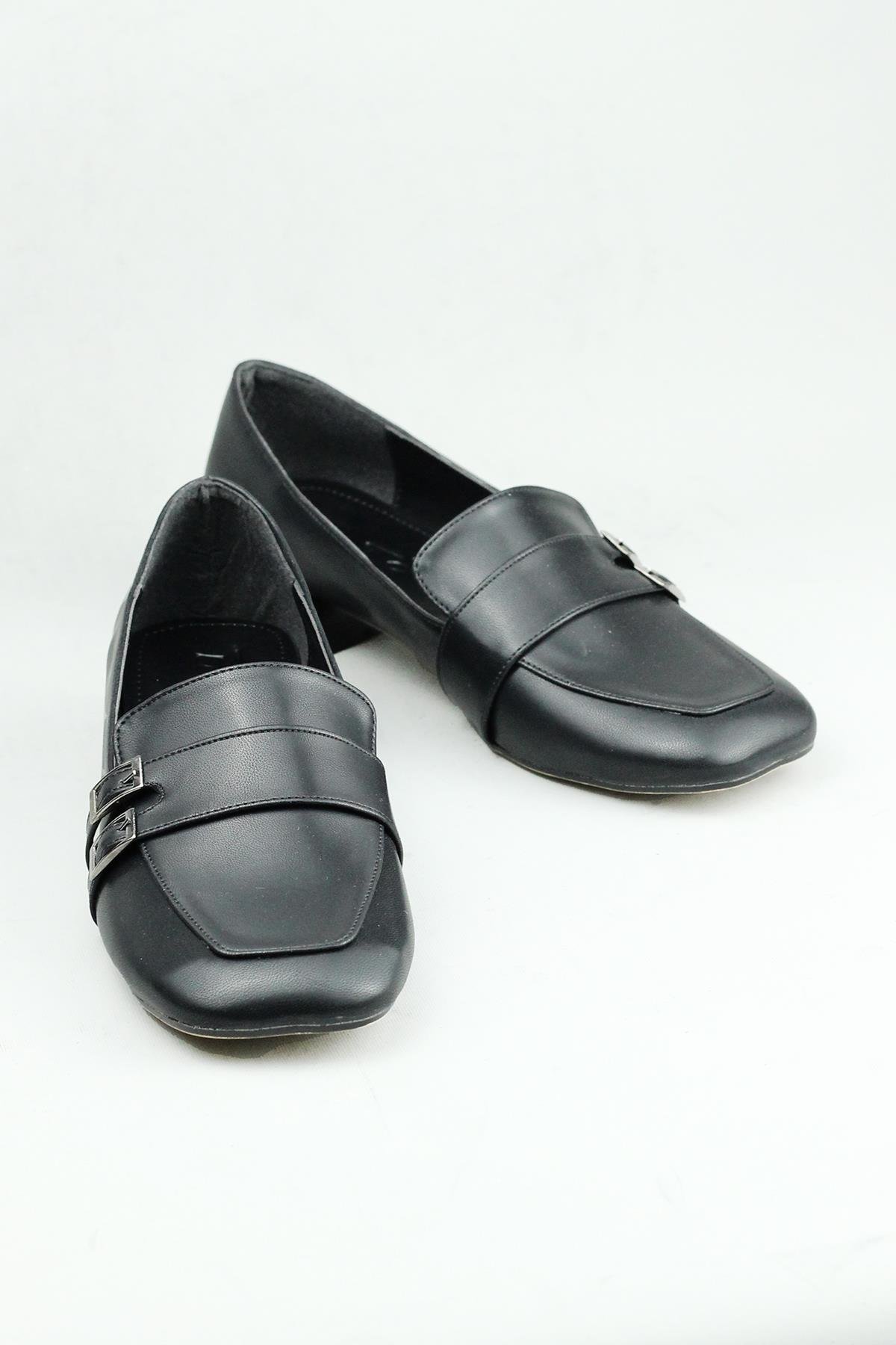 Punto 519031 Loafer Kemerli Günlük Klasik Ayakkabı Kadın