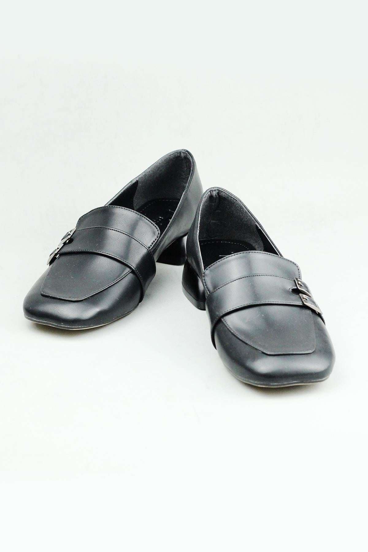 Punto 519031 Loafer Kemerli Günlük Klasik Ayakkabı Kadın