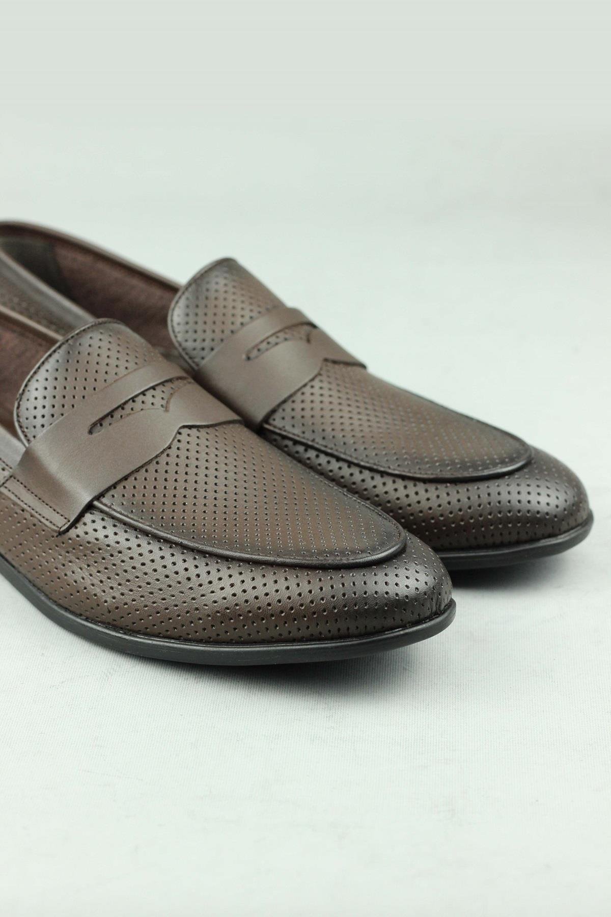 Punto 640102 Loafer Hakiki Deri Klasik Ayakkabı Erkek