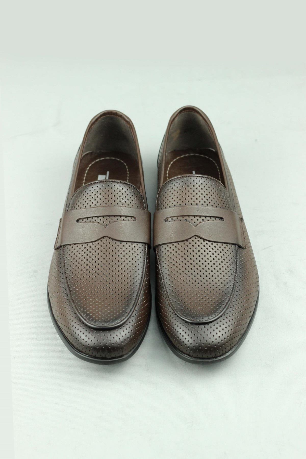 Punto 640102 Loafer Hakiki Deri Klasik Ayakkabı Erkek