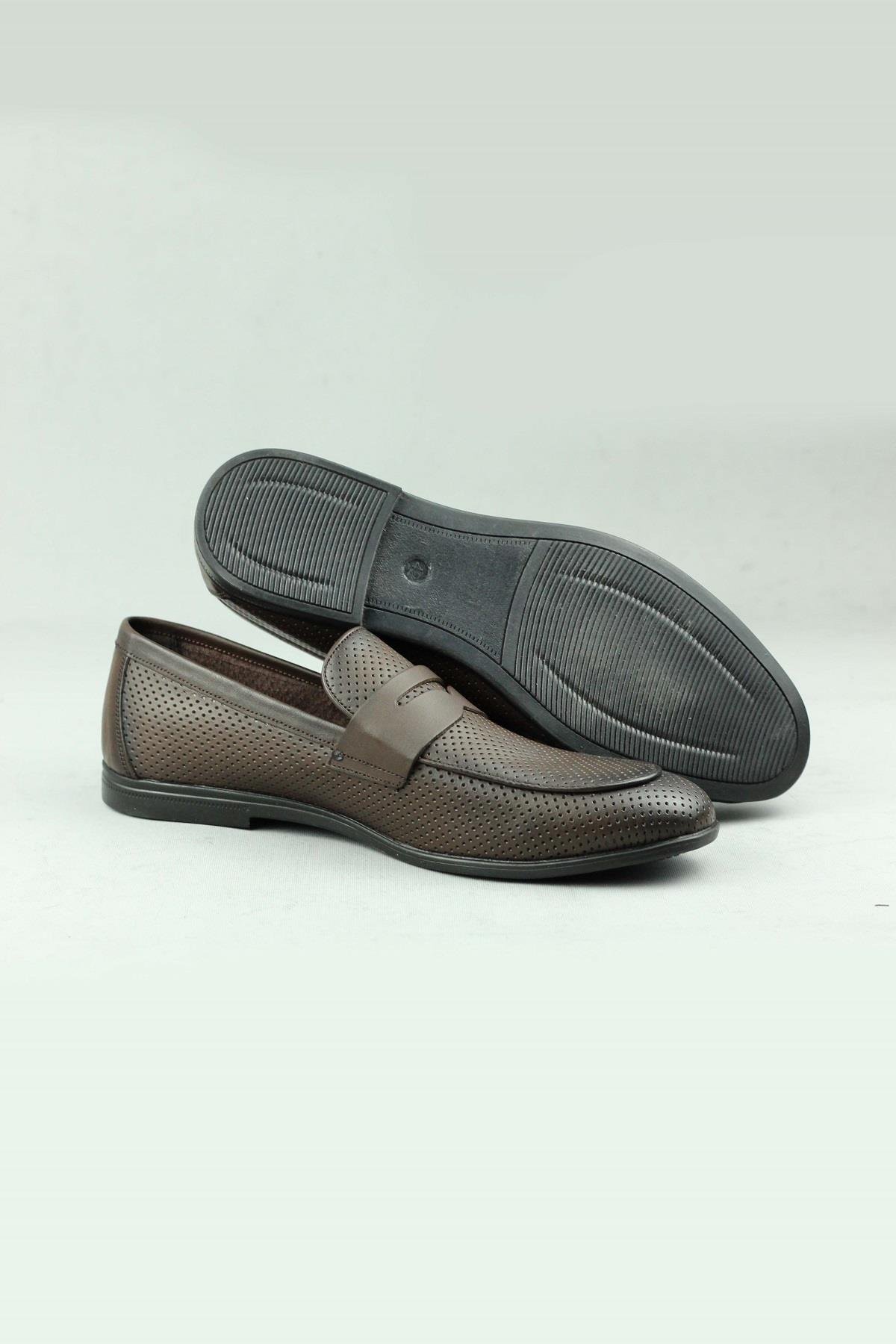 Punto 640102 Loafer Hakiki Deri Klasik Ayakkabı Erkek