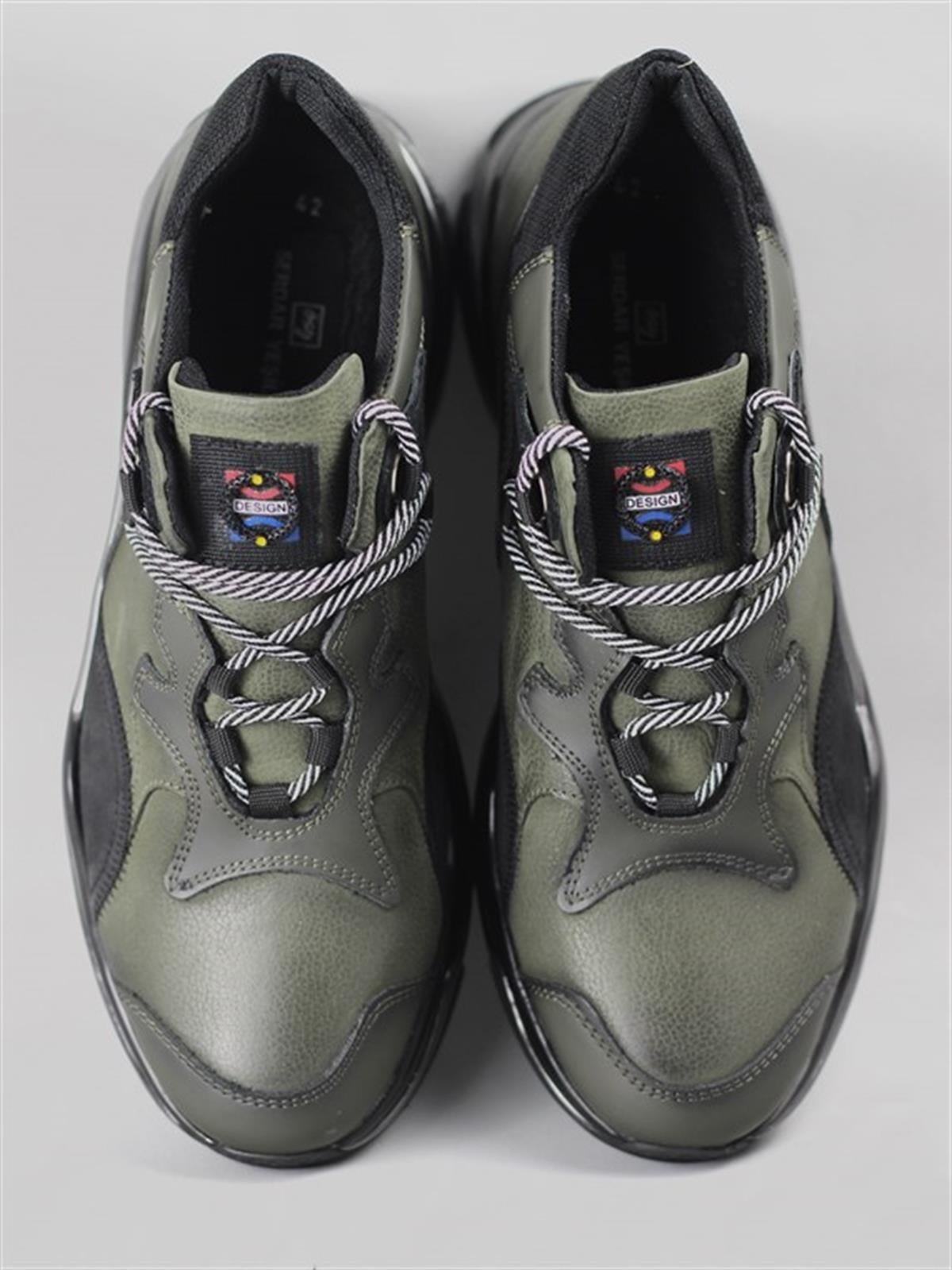 Serdar Yeşil Akron Erkek Hakiki Deri Süet Sneaker
