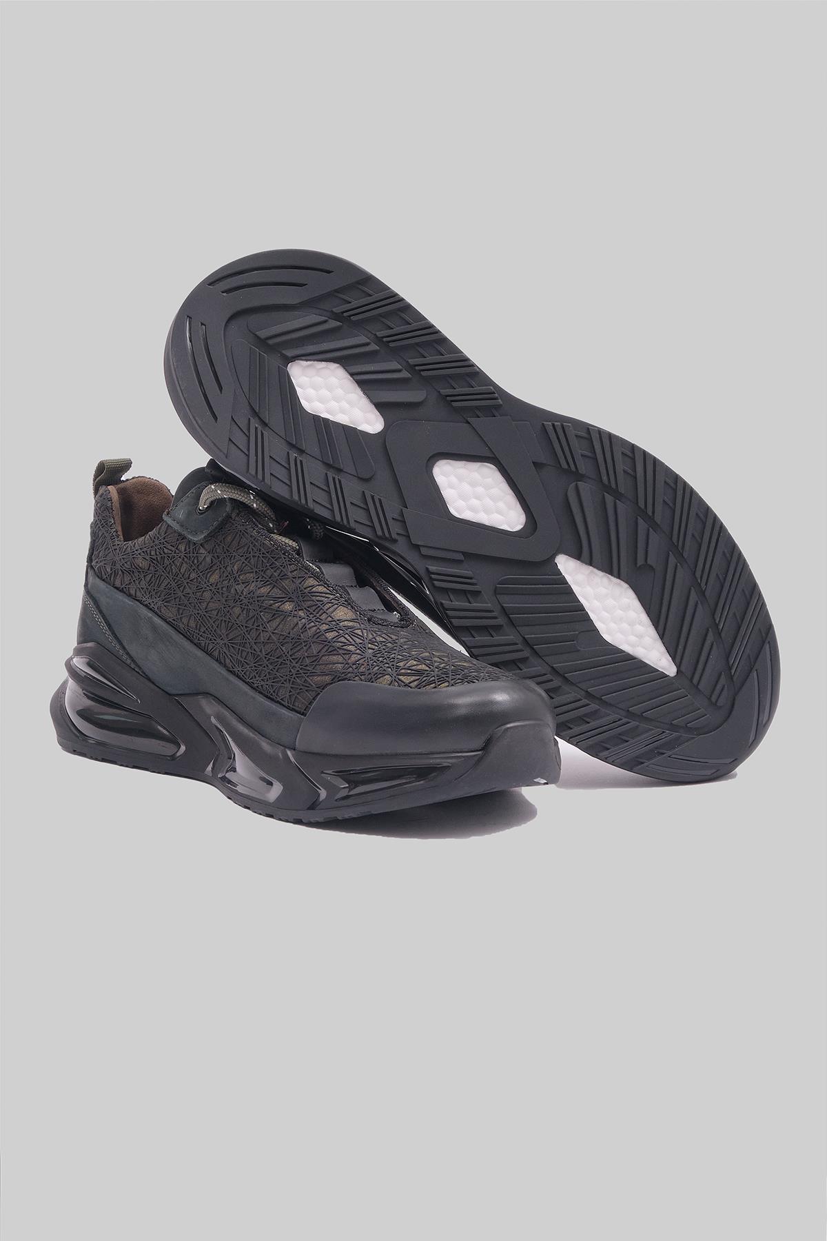 Serdar Yeşil Essentials Bağcıklı Sneaker Erkek