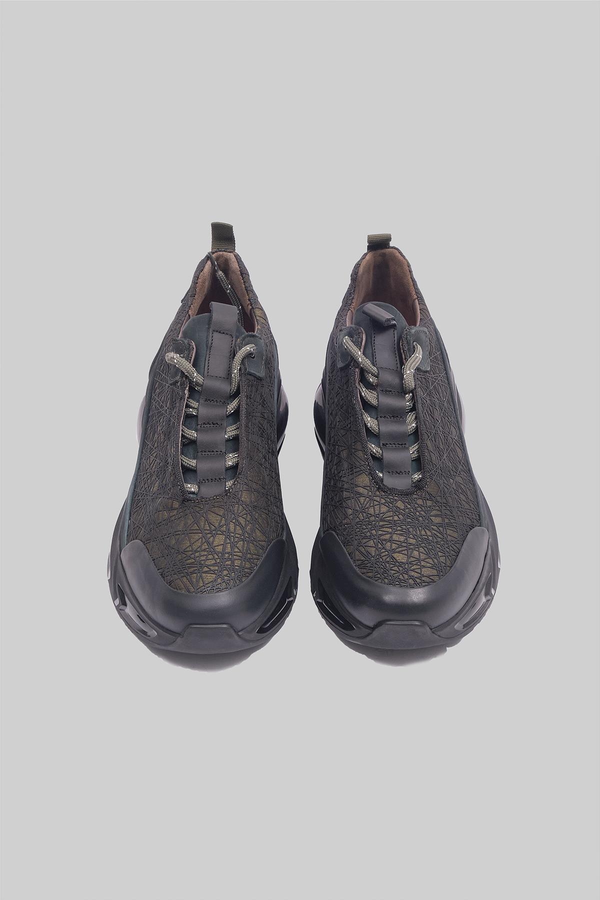 Serdar Yeşil Essentials Bağcıklı Sneaker Erkek