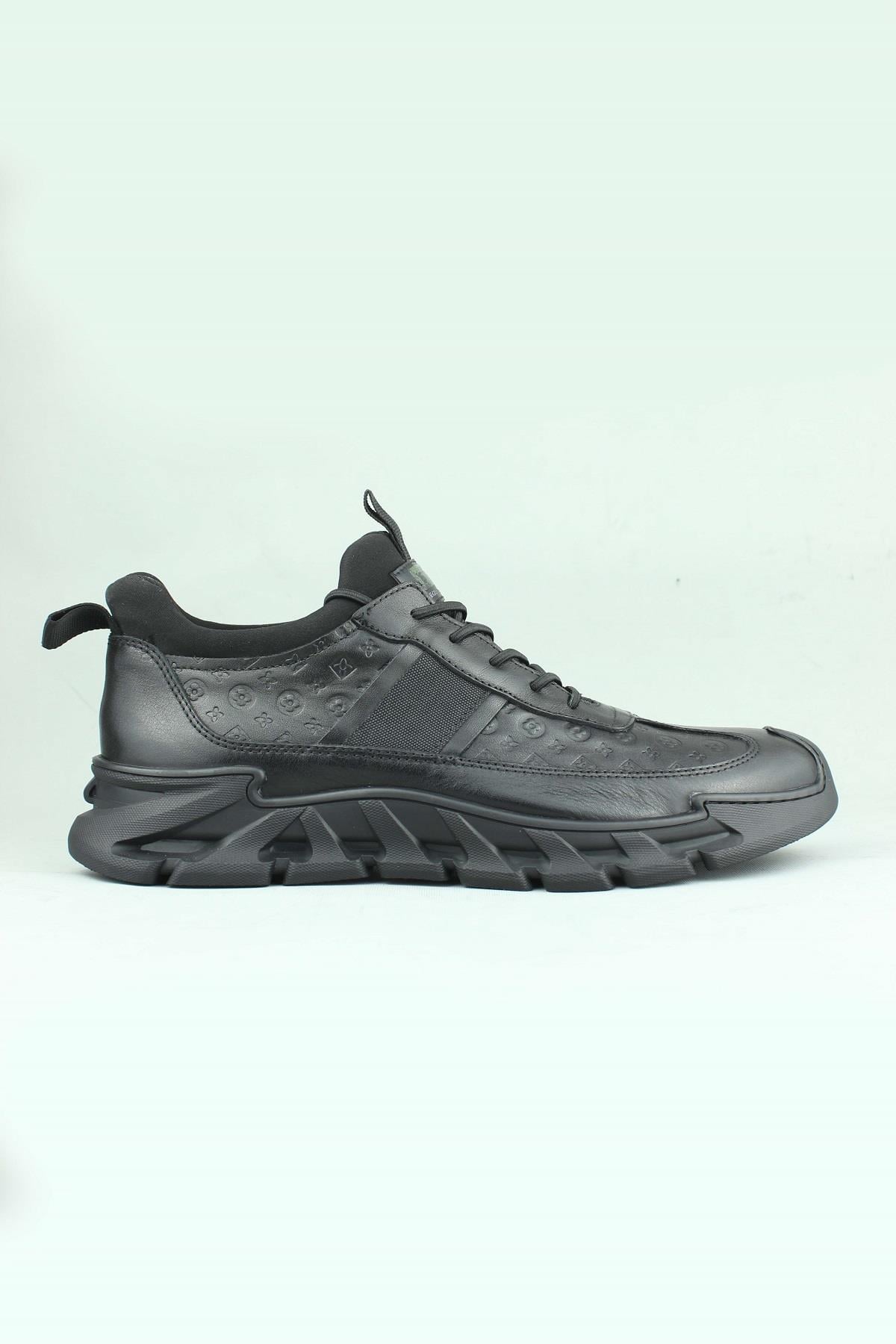 Serdar Yeşil Manx Hakiki Deri Sneaker Erkek