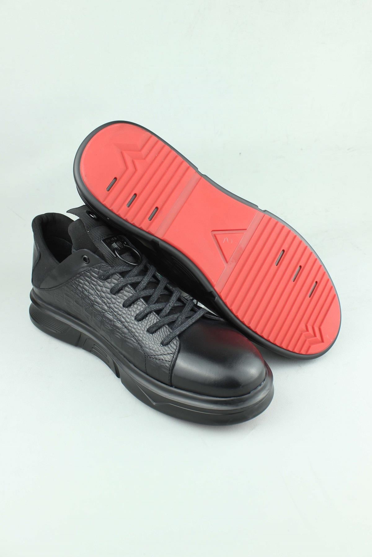 Serdar Yeşil Maxen Hakiki Deri Sneaker Erkek