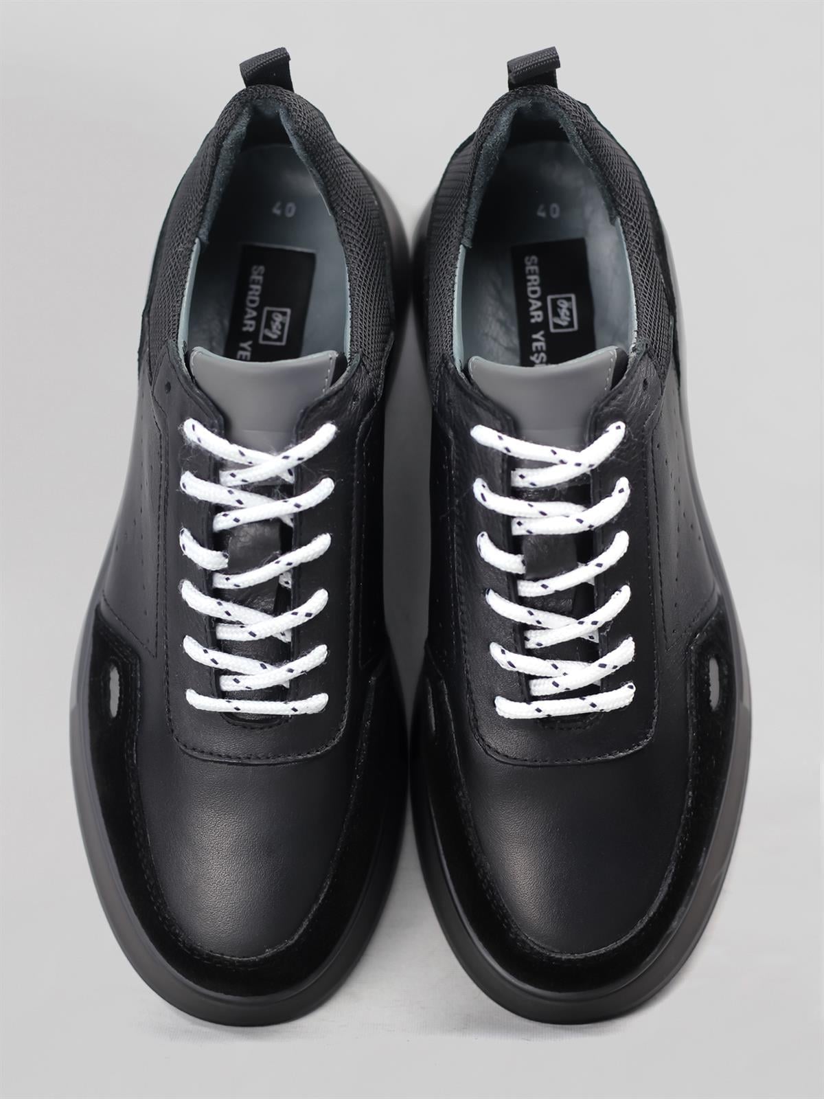 Serdar Yeşil Puerto Erkek Hakiki Deri Sneaker