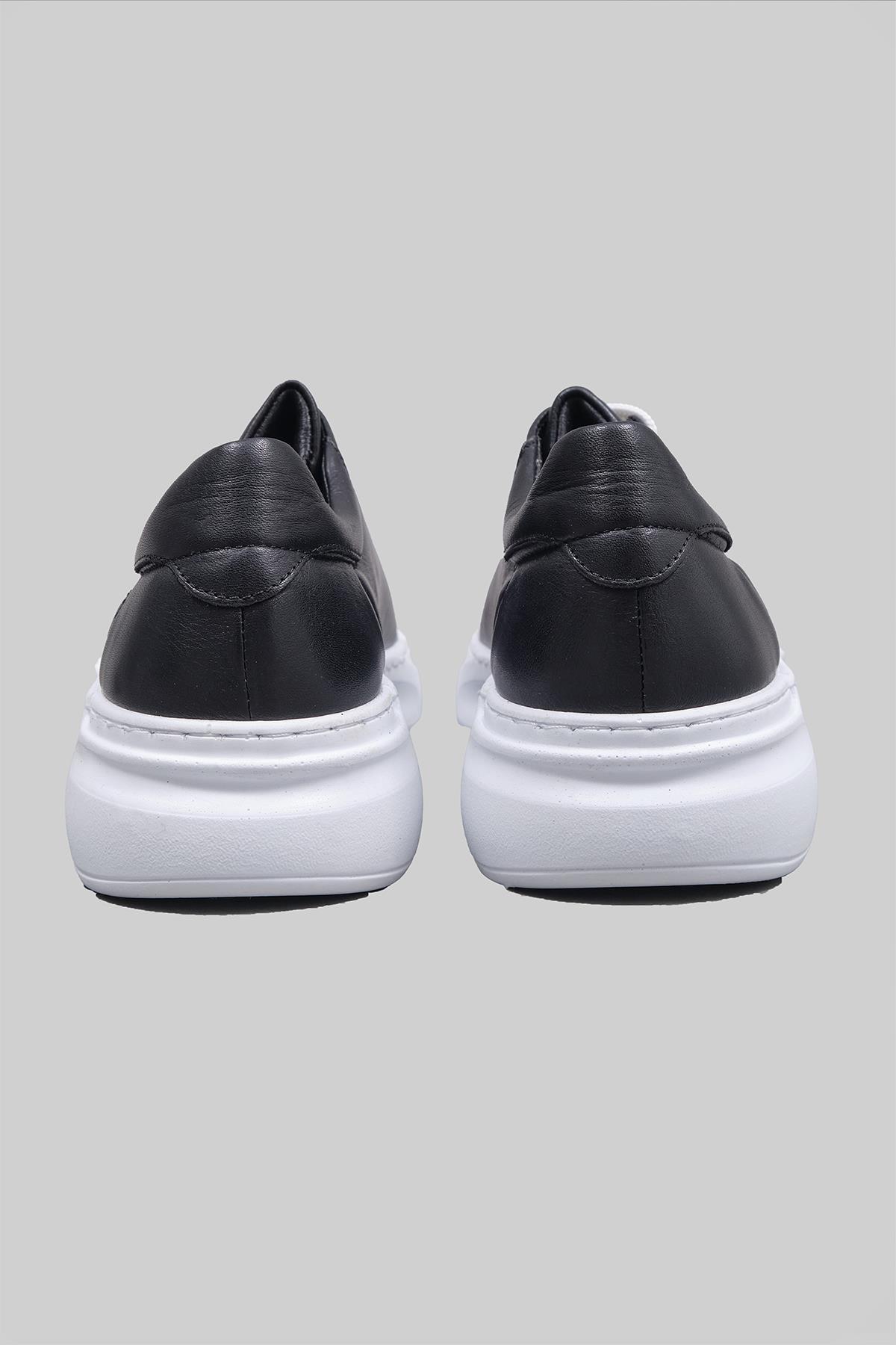 Serdar Yeşil Walda Hakiki Deri Bağcıklı Sneaker Kadın